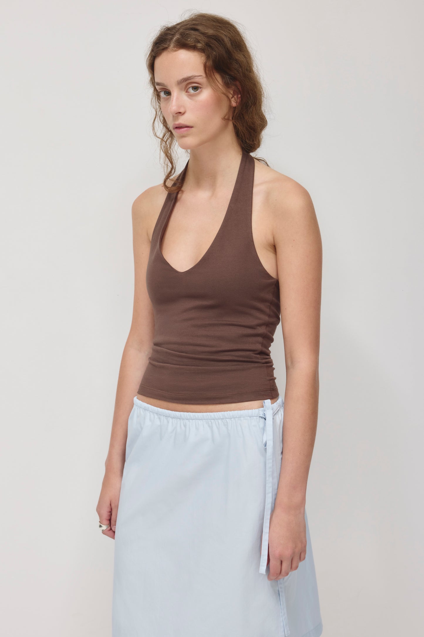 Women's Layn Infinity Halter in Espresso