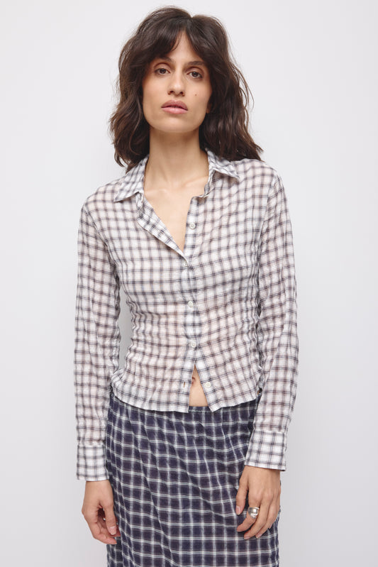 Women's Luma Check Shirt in Thunderstorm Check