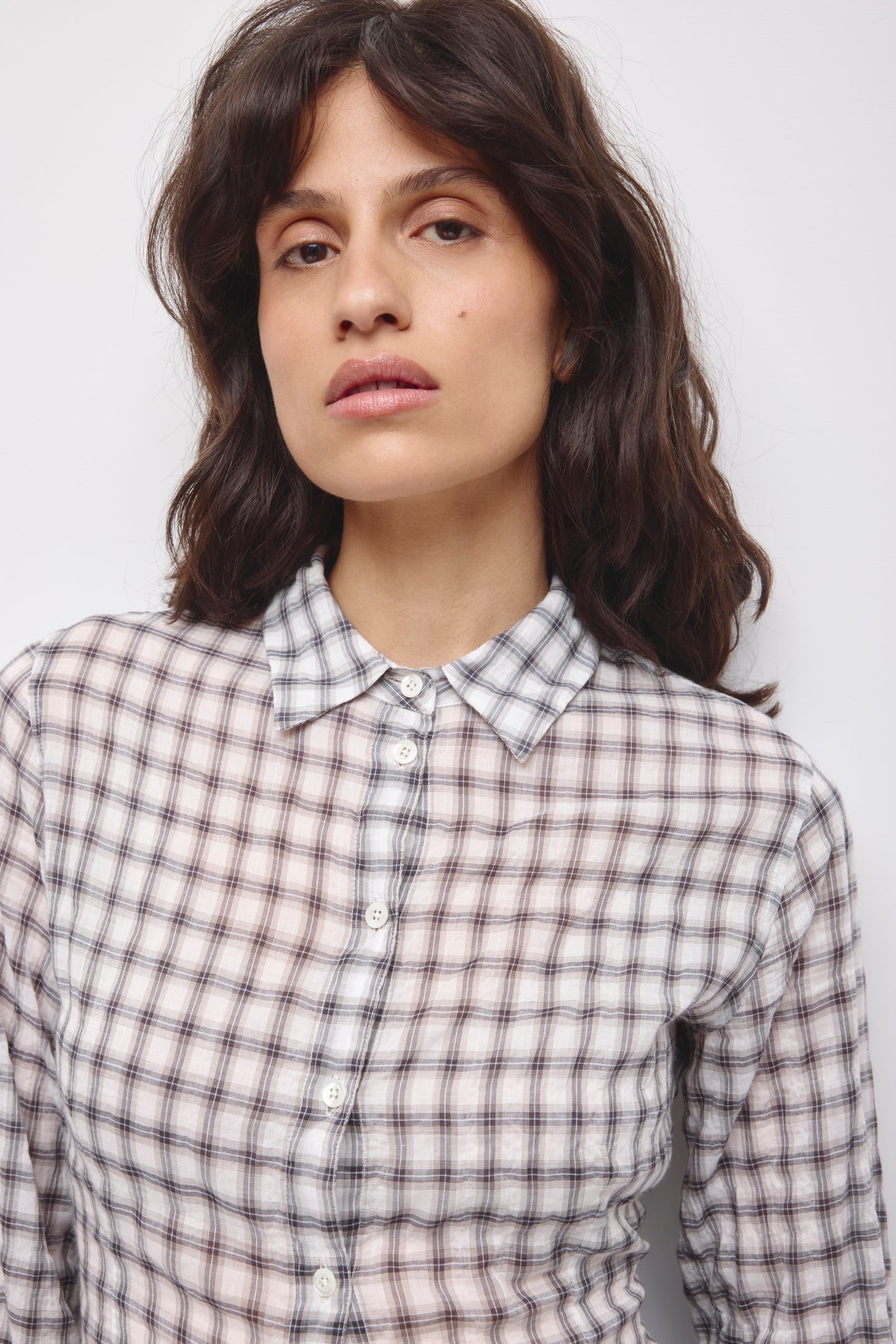 Women's Luma Check Shirt in Thunderstorm Check