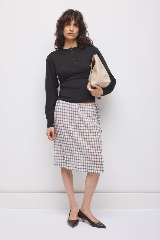 Women's Luma Check Skirt in Thunderstorm Check