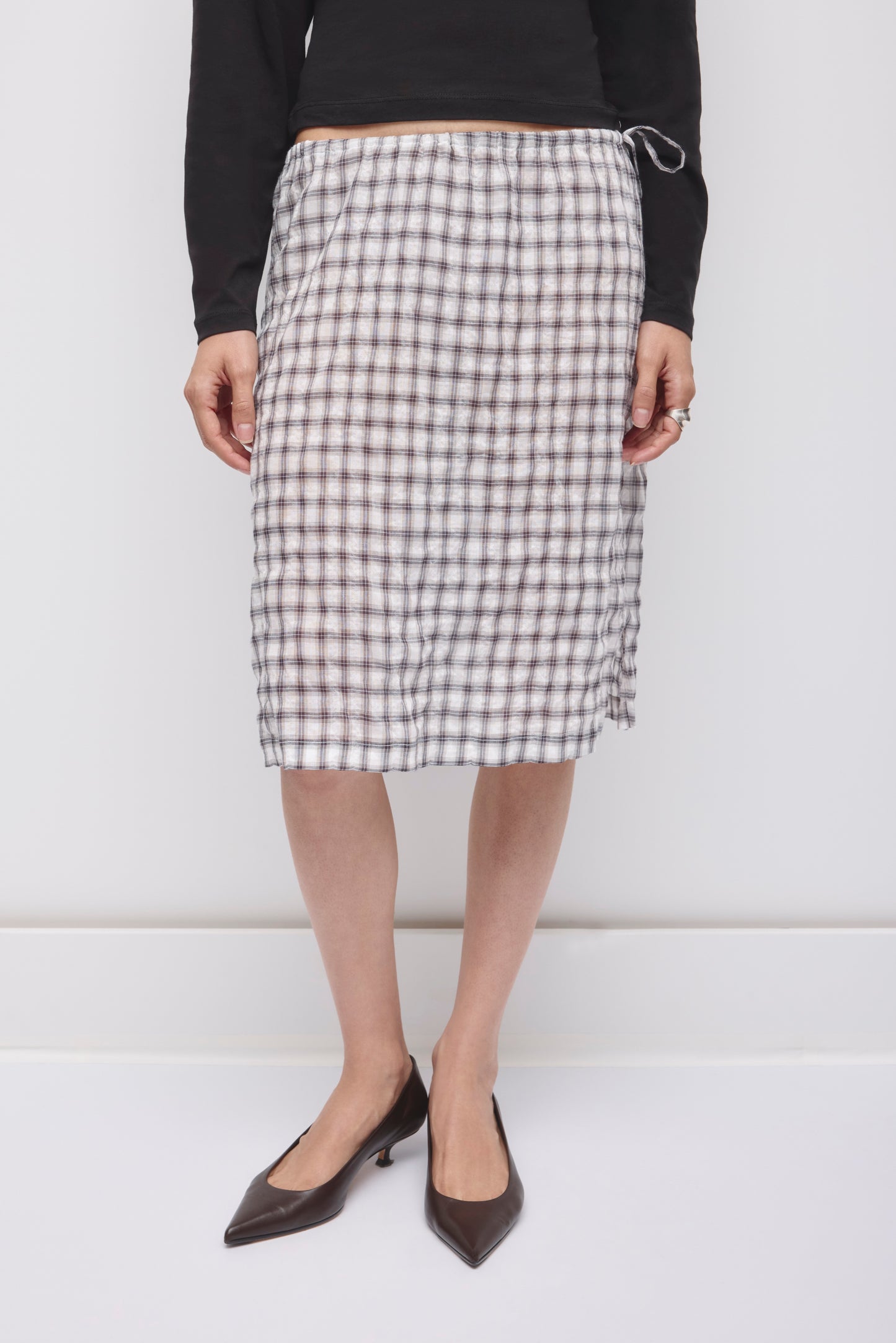 Women's Luma Check Skirt in Thunderstorm Check