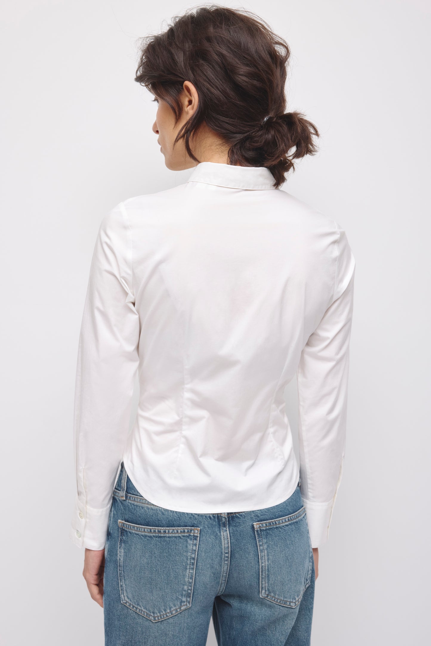 Women's Mahla Fitted Shirt in White