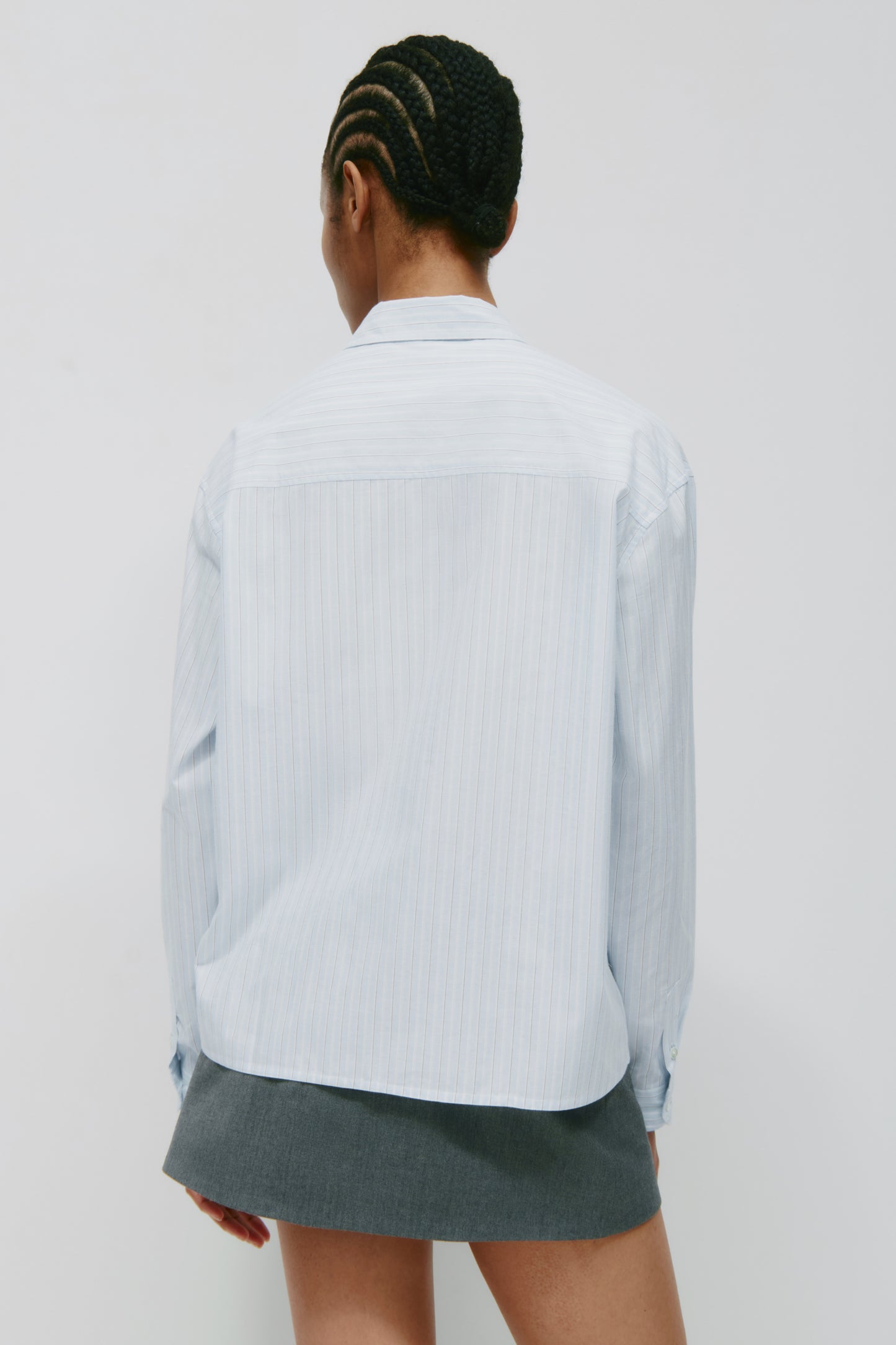 Women's Maraaya Shirt in Blue Aura Stripe