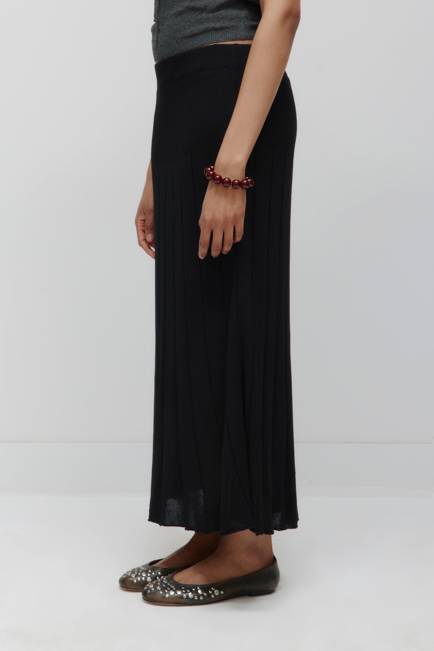 Women's Mesh Skirt in Black