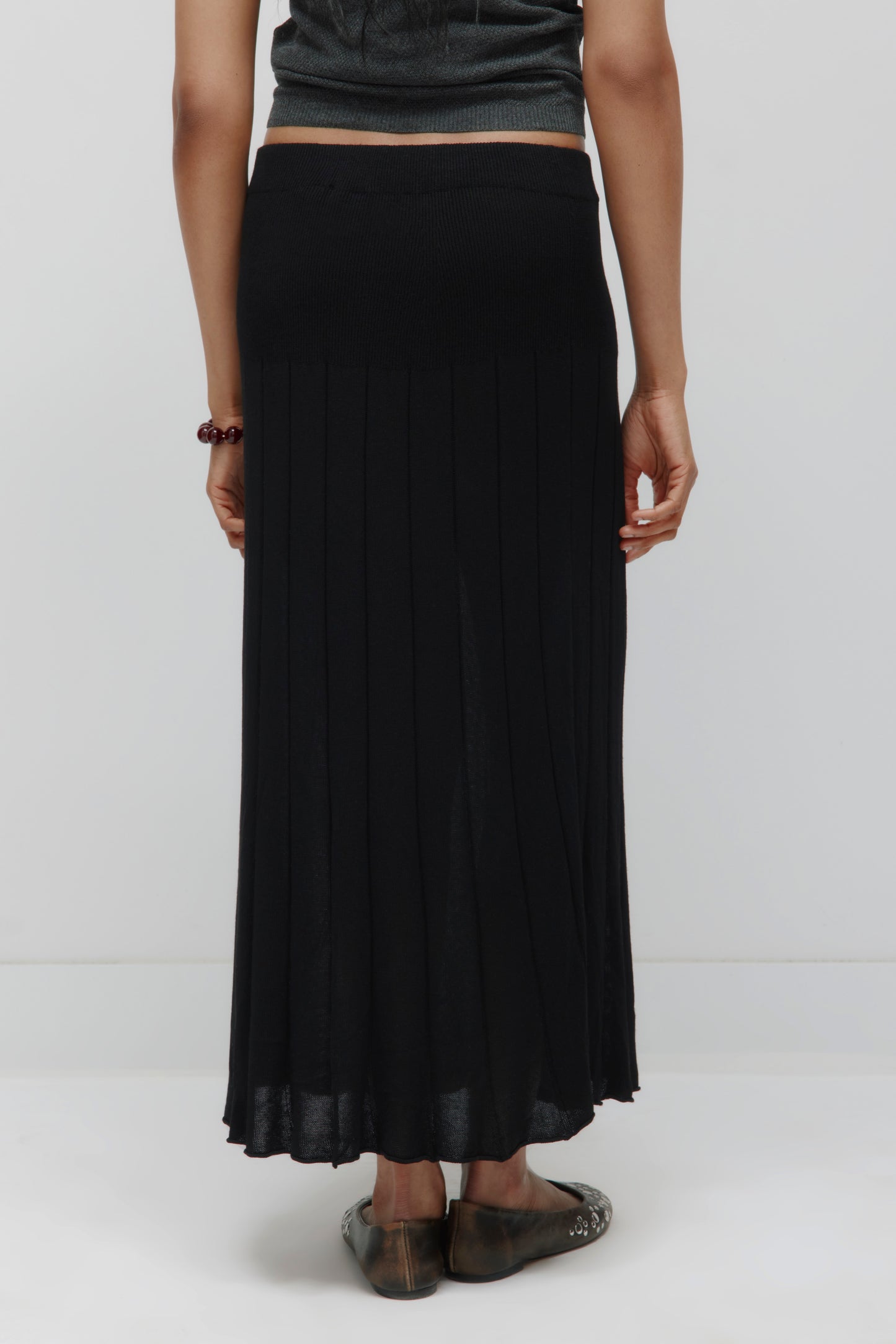 Women's Mesh Skirt in Black