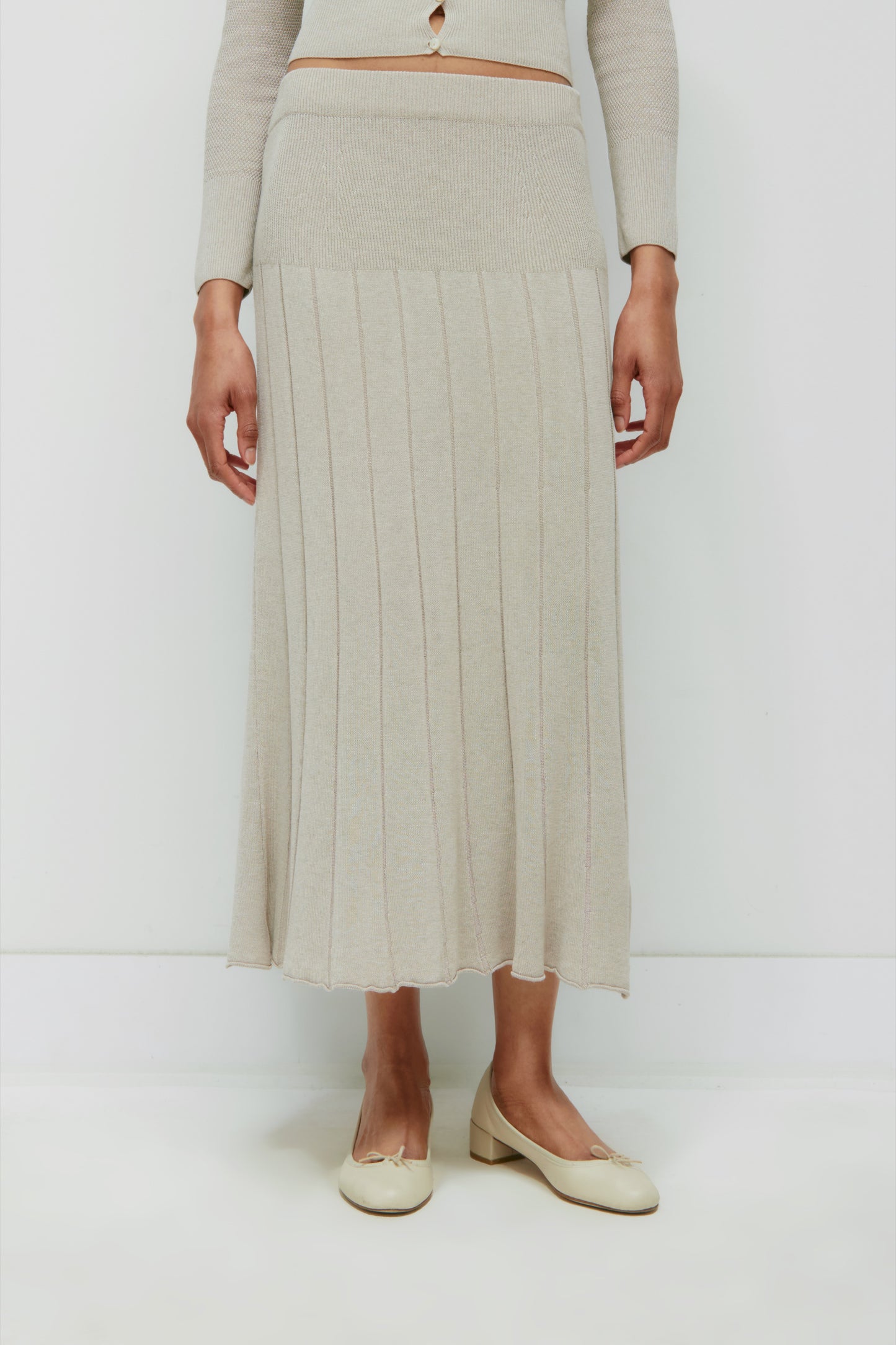 Women's Mesh Skirt in Lino