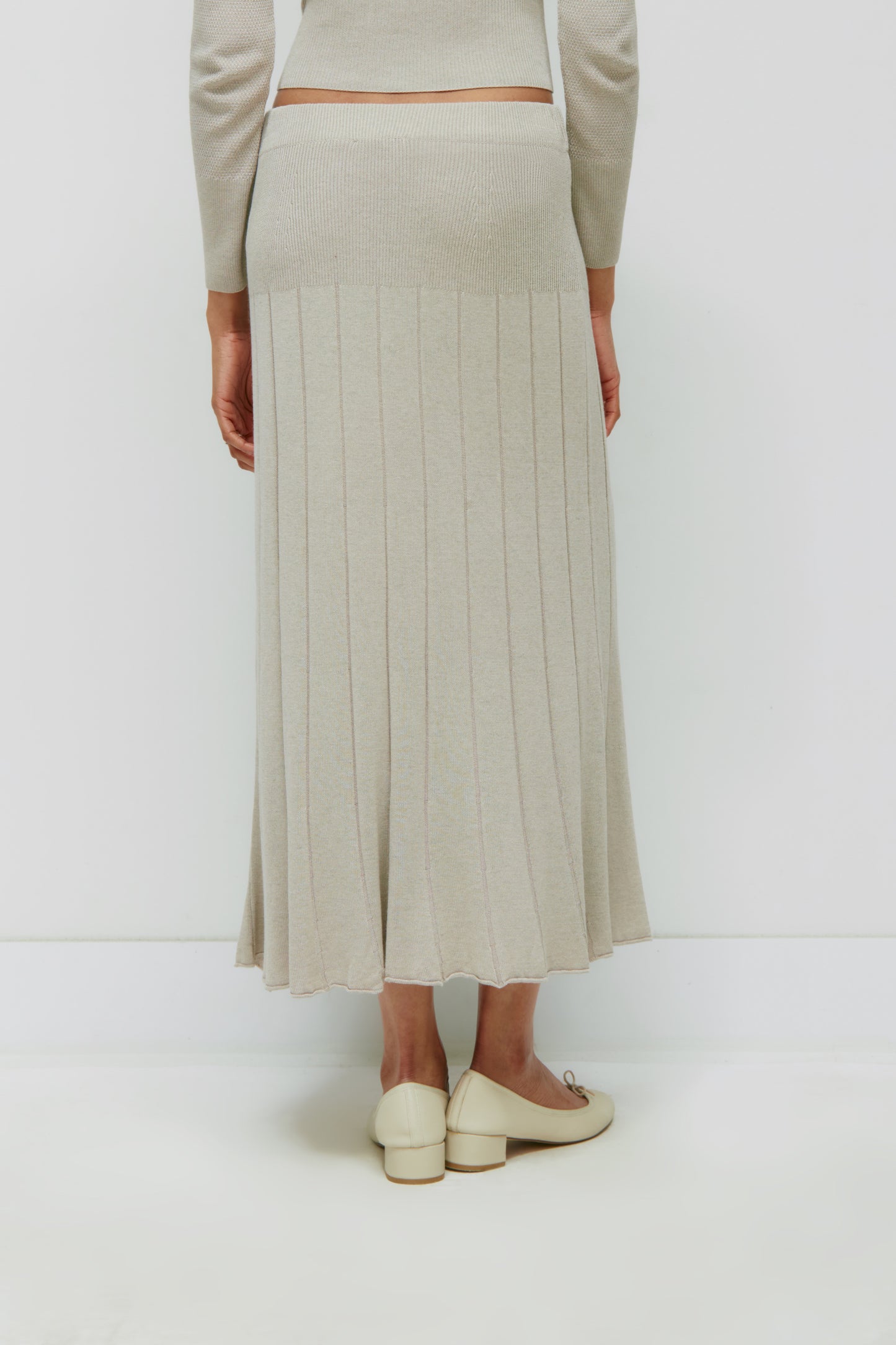 Women's Mesh Skirt in Lino