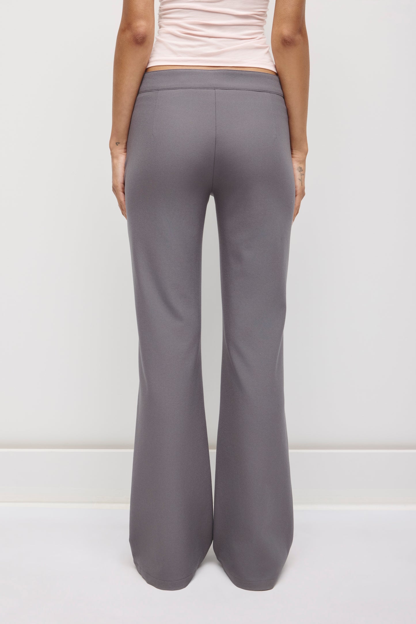 Women's Mira Flat Front Pant in Thunderstorm