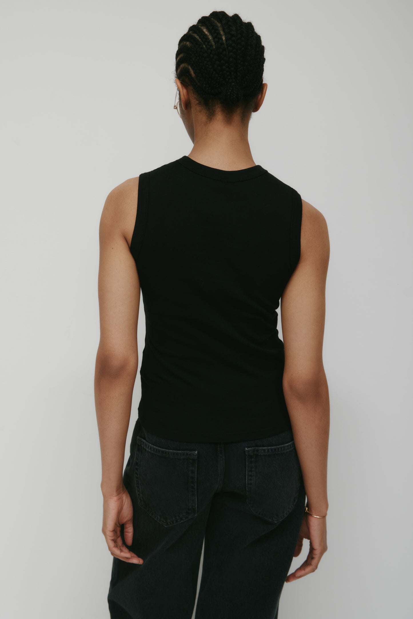 Women's Muscle Tank in Black