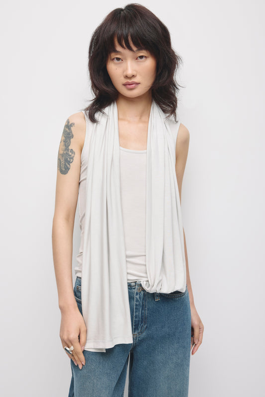 Women's Nayla Scarf Tank in Haze