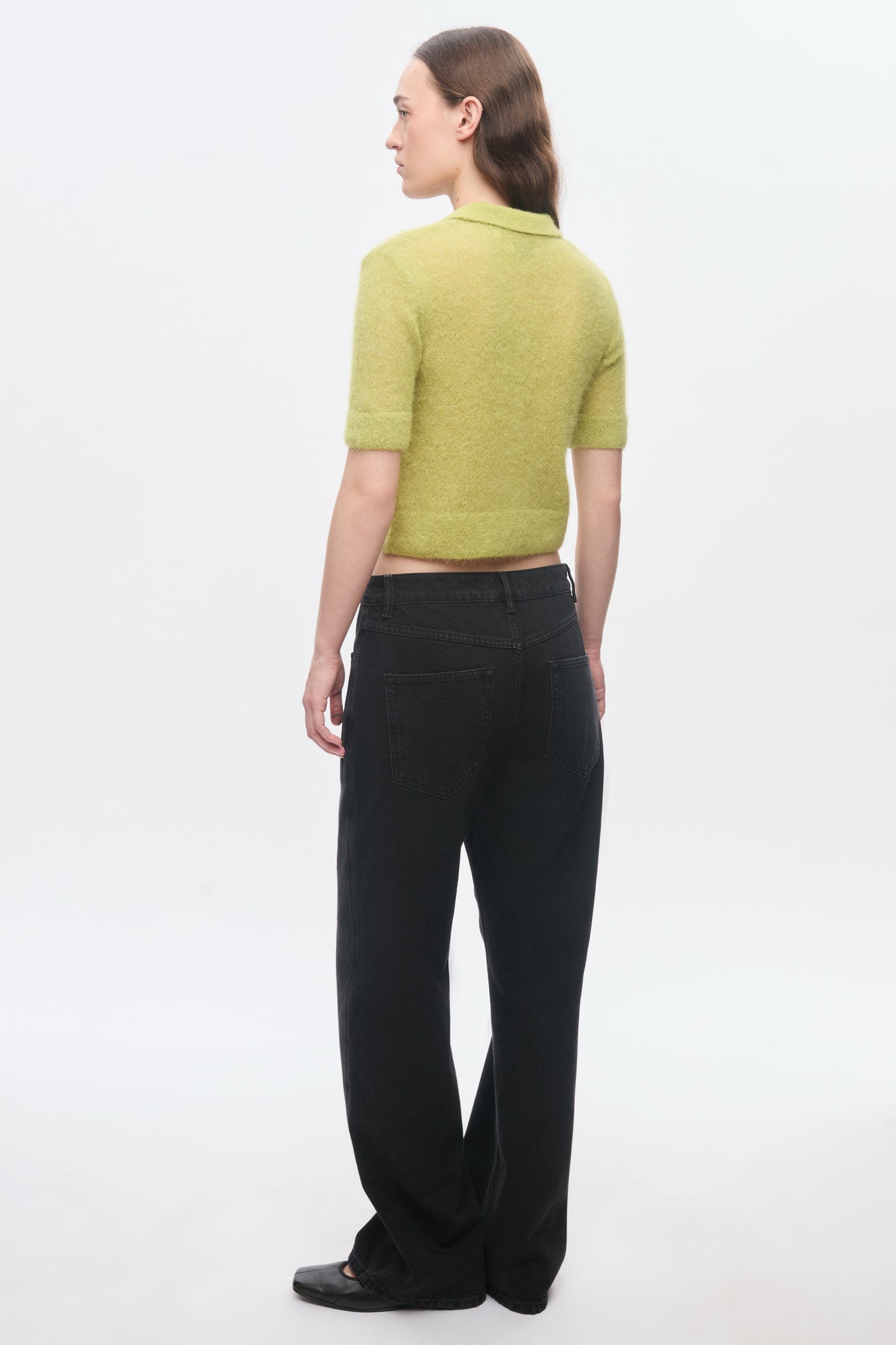 Women's Noor Fuzzy Polo in Hazel