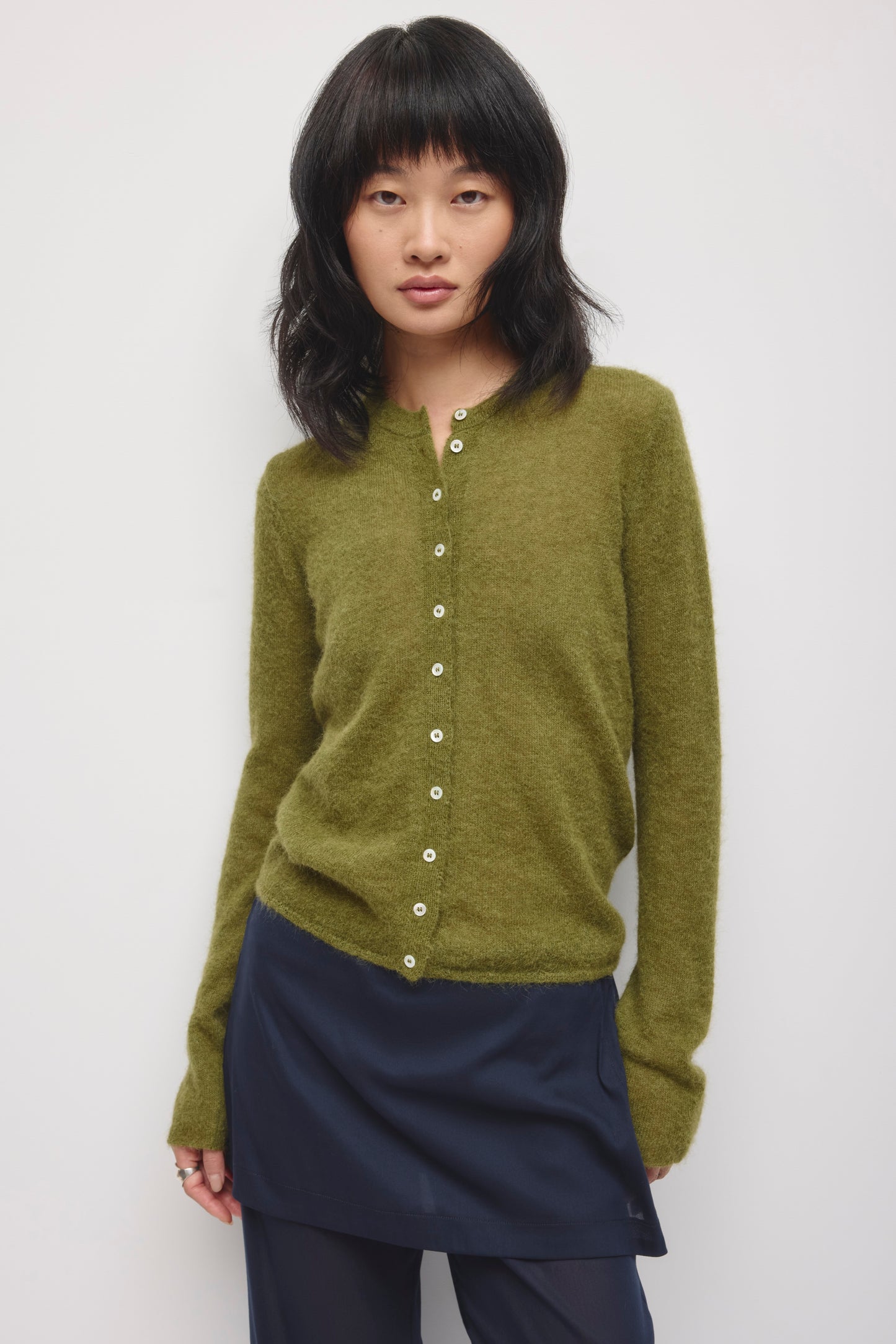 Women's Noor Sheer Cardigan in Cardamom