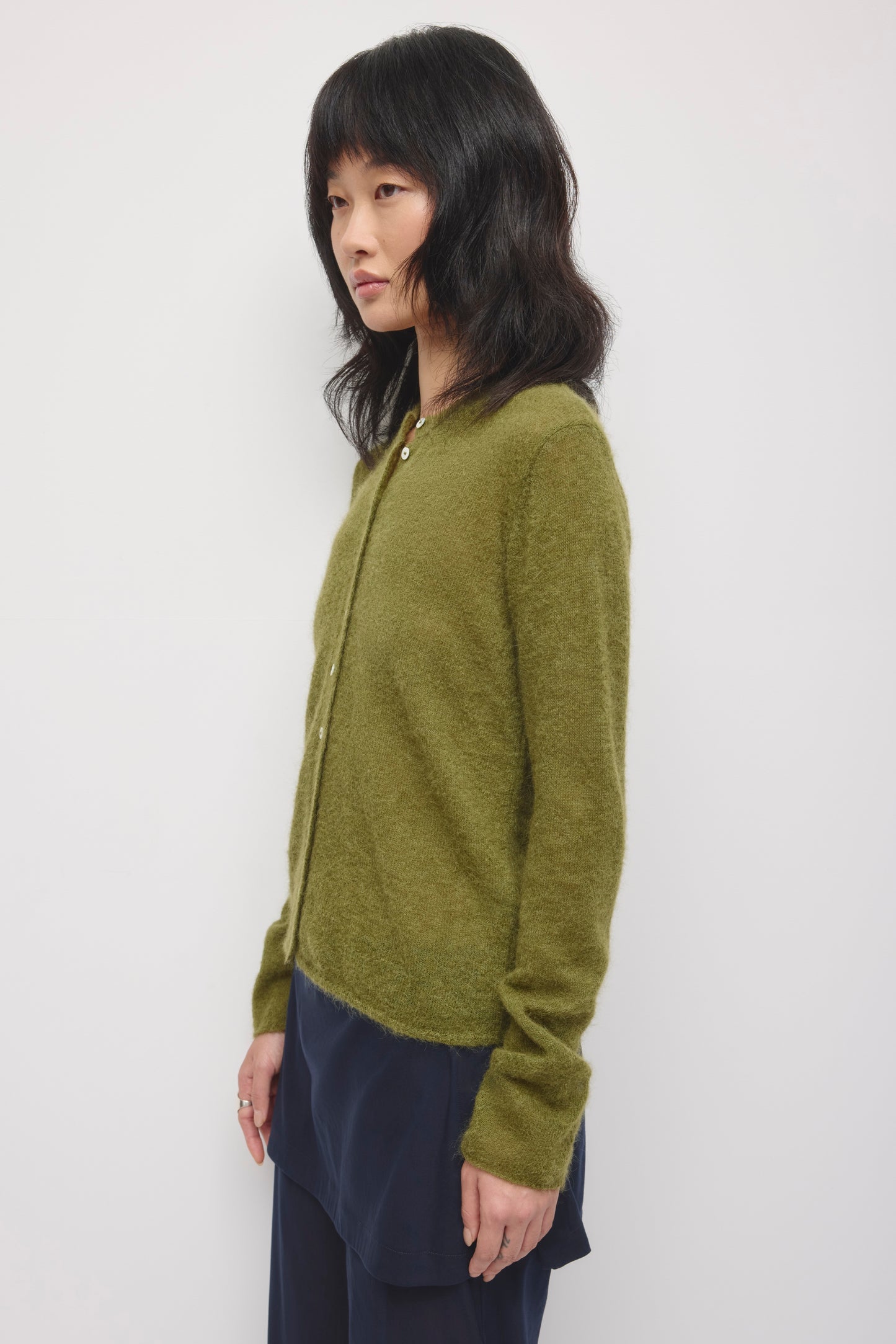 Women's Noor Sheer Cardigan in Cardamom