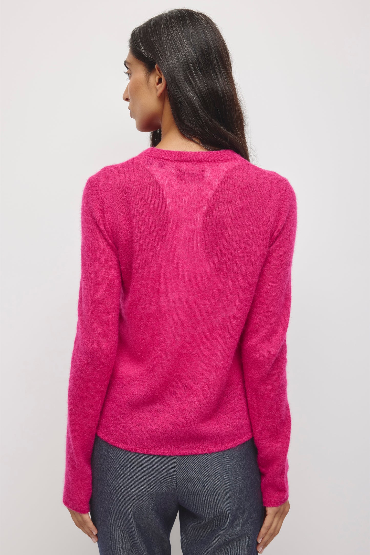 Women's Noor Sheer Cardigan in Sangria