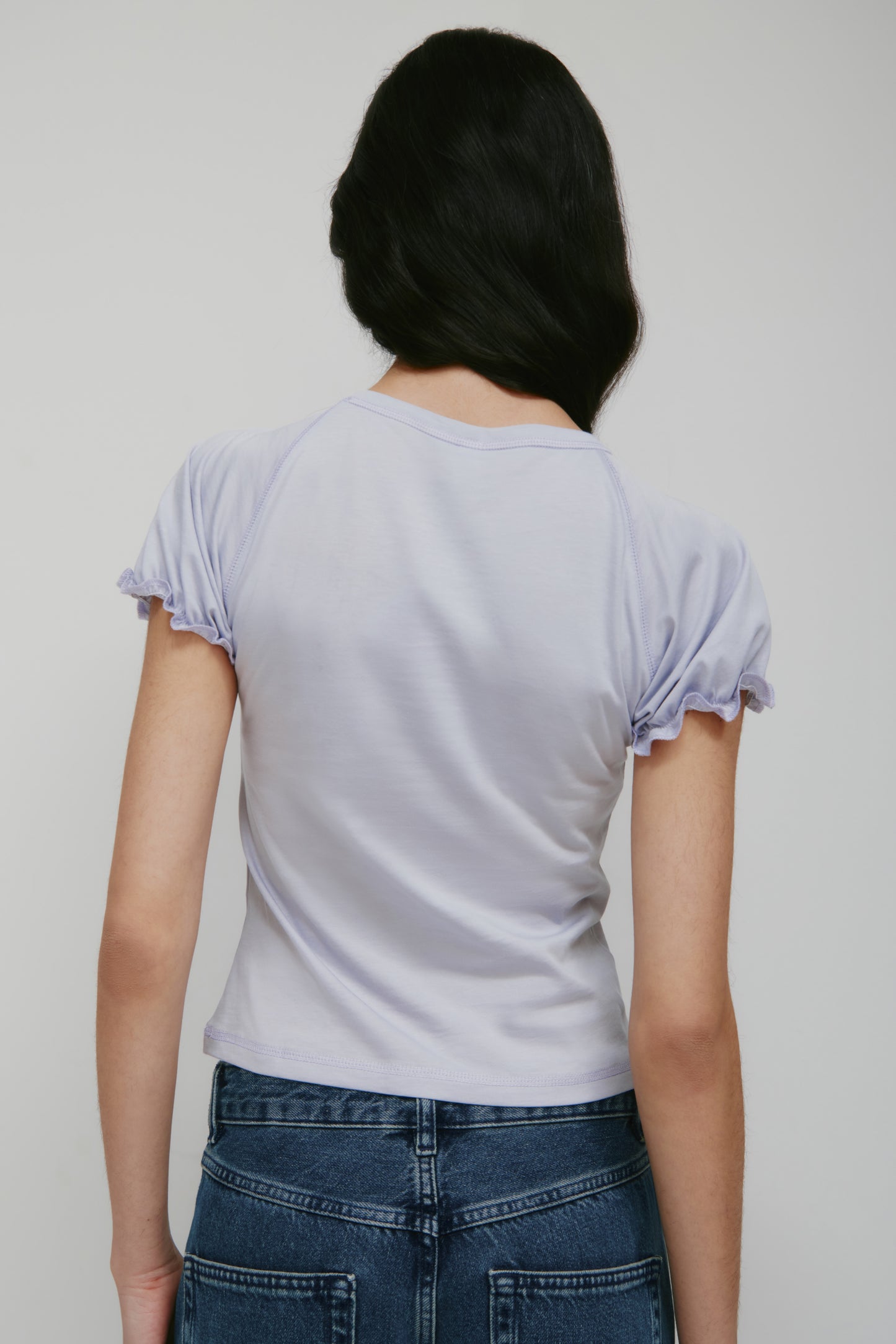 Women's Puff Sleeve Shirt in Thistle