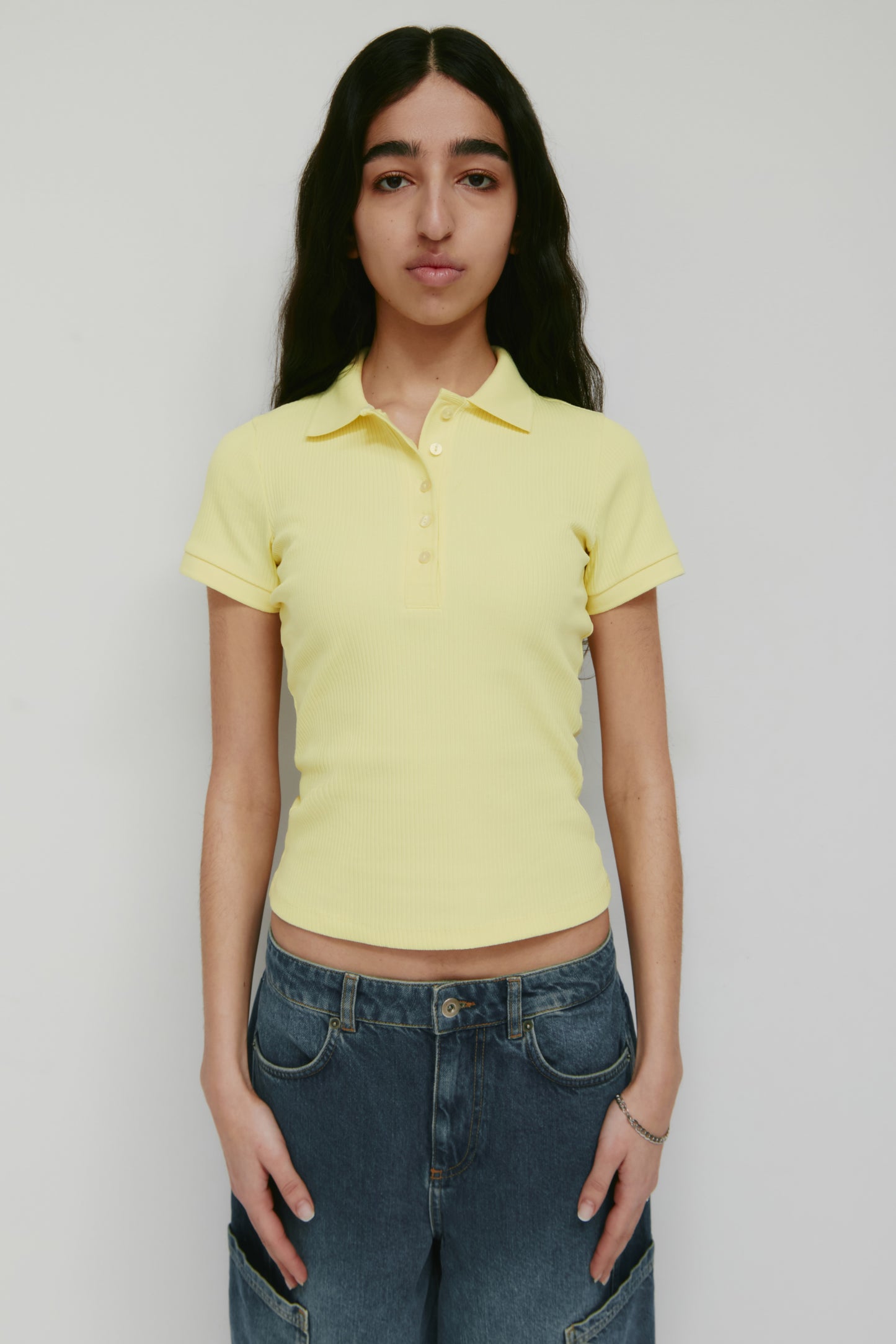 Women's Rib Polo in Sorbet