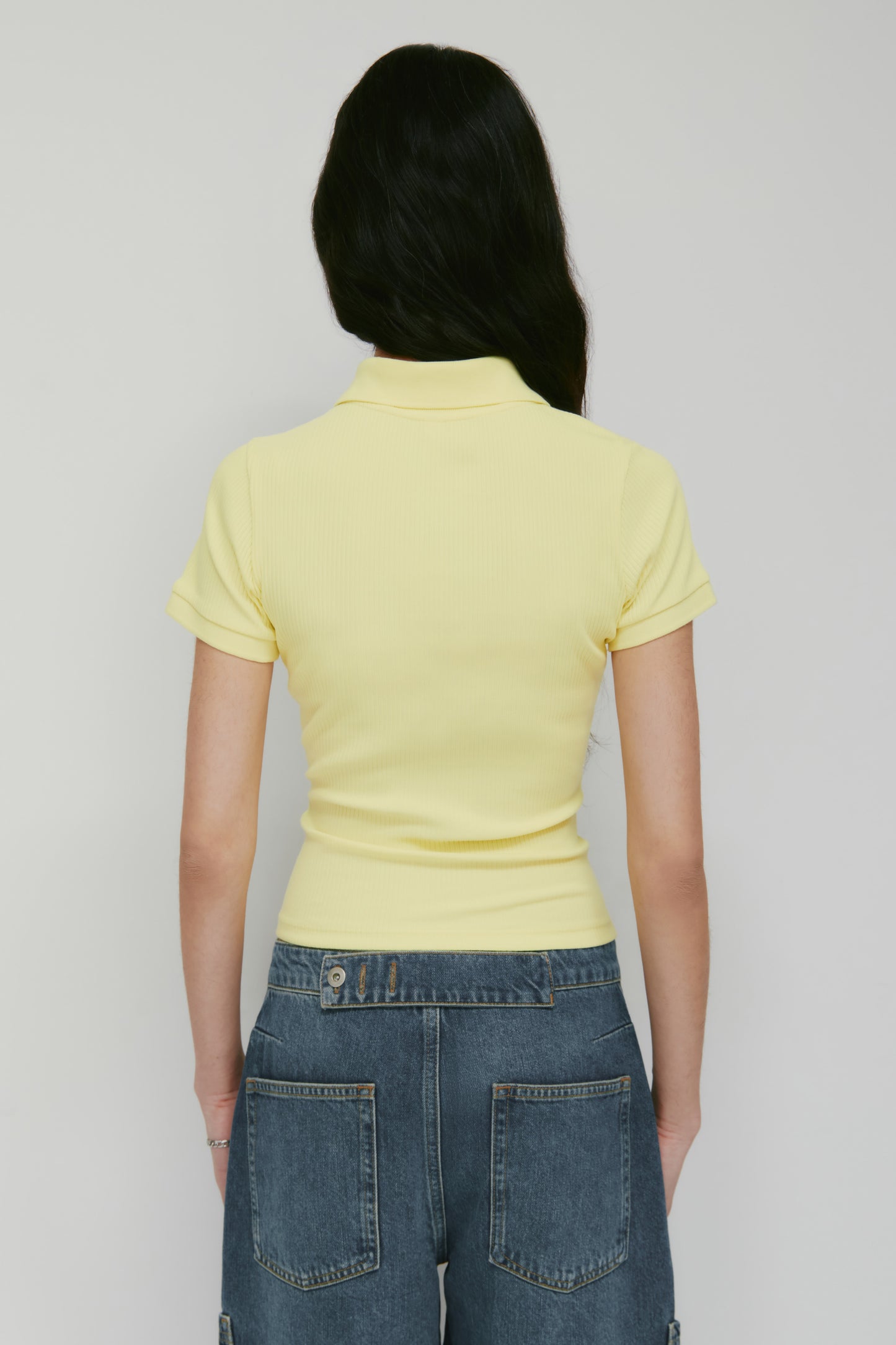 Women's Rib Polo in Sorbet