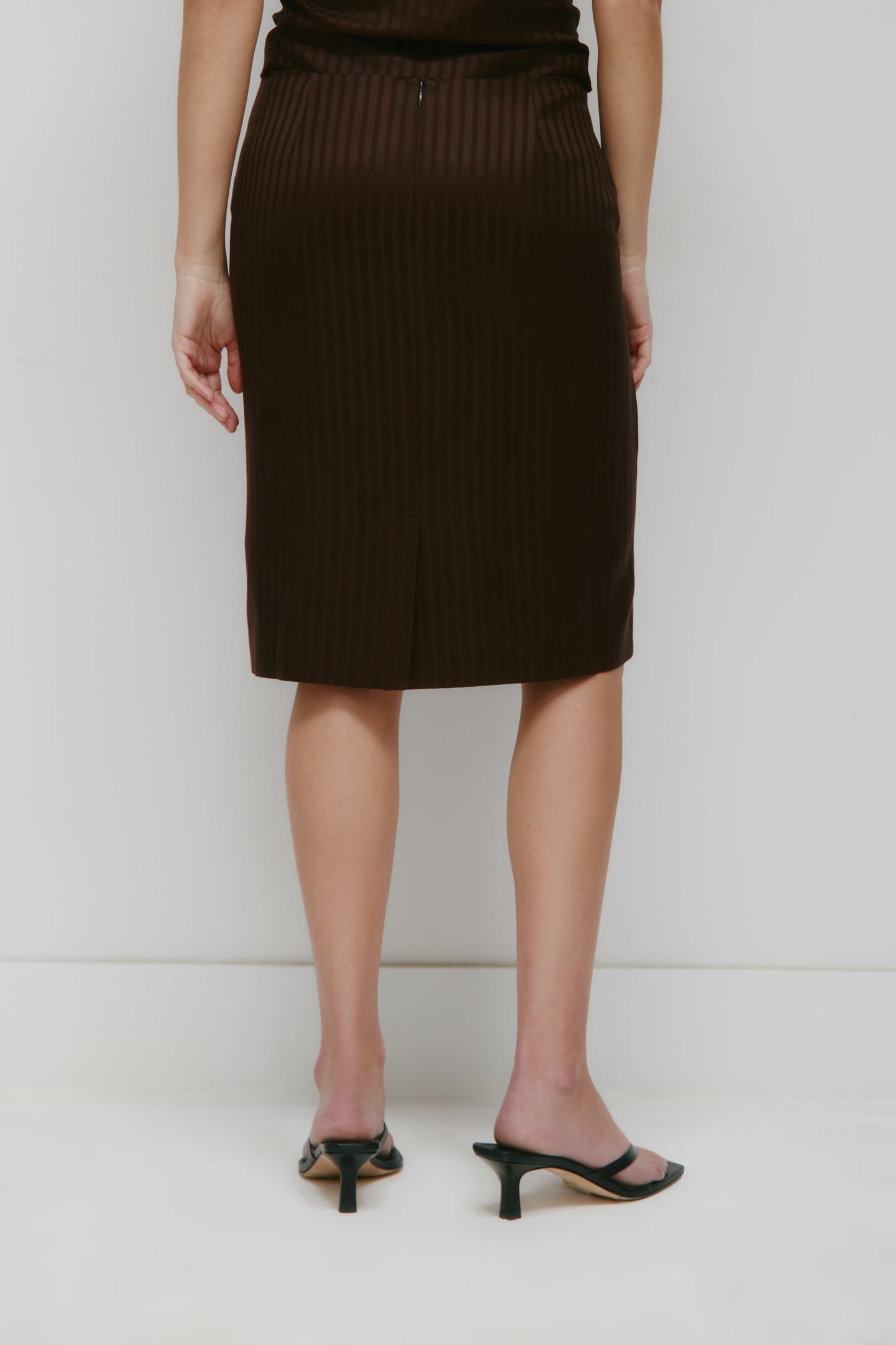 Women's Sahra Midi Skirt in Espresso