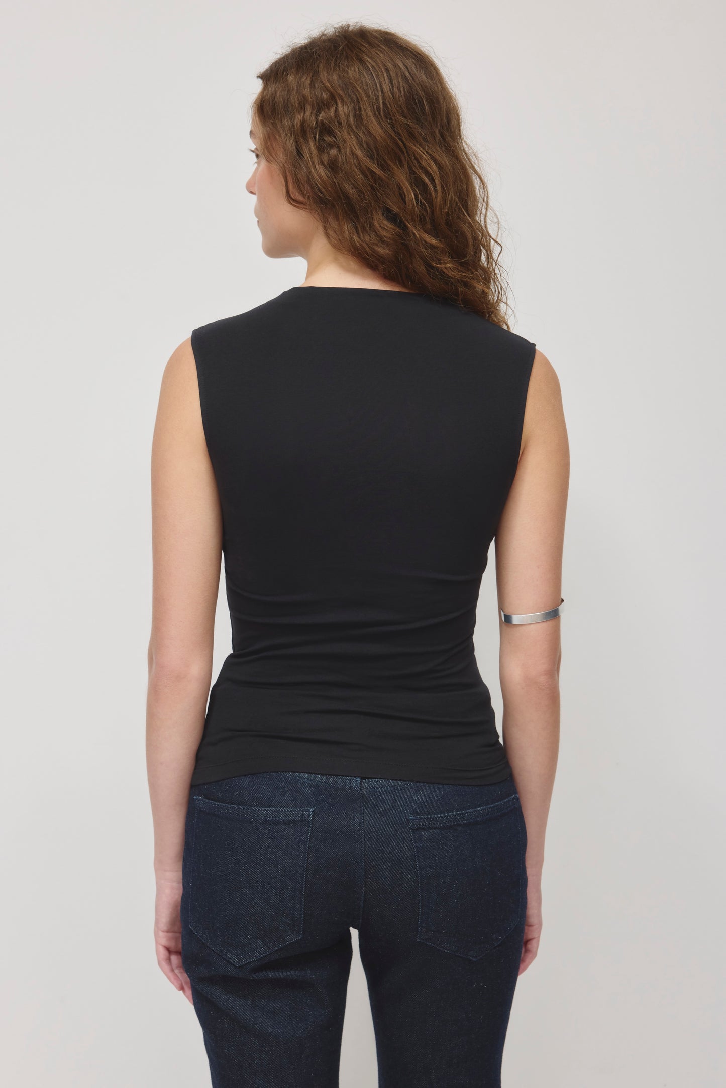 Women's Samira Wrap Tank in Black