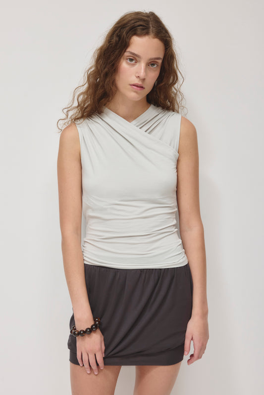 Women's Samira Wrap Tank in Haze