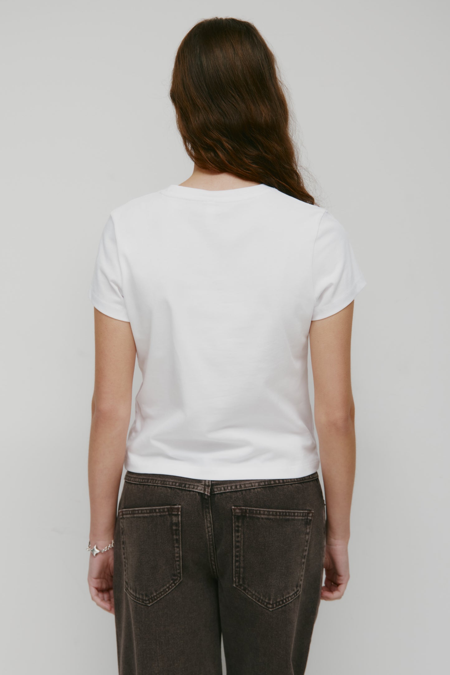 Women's Shrunken Tee in White
