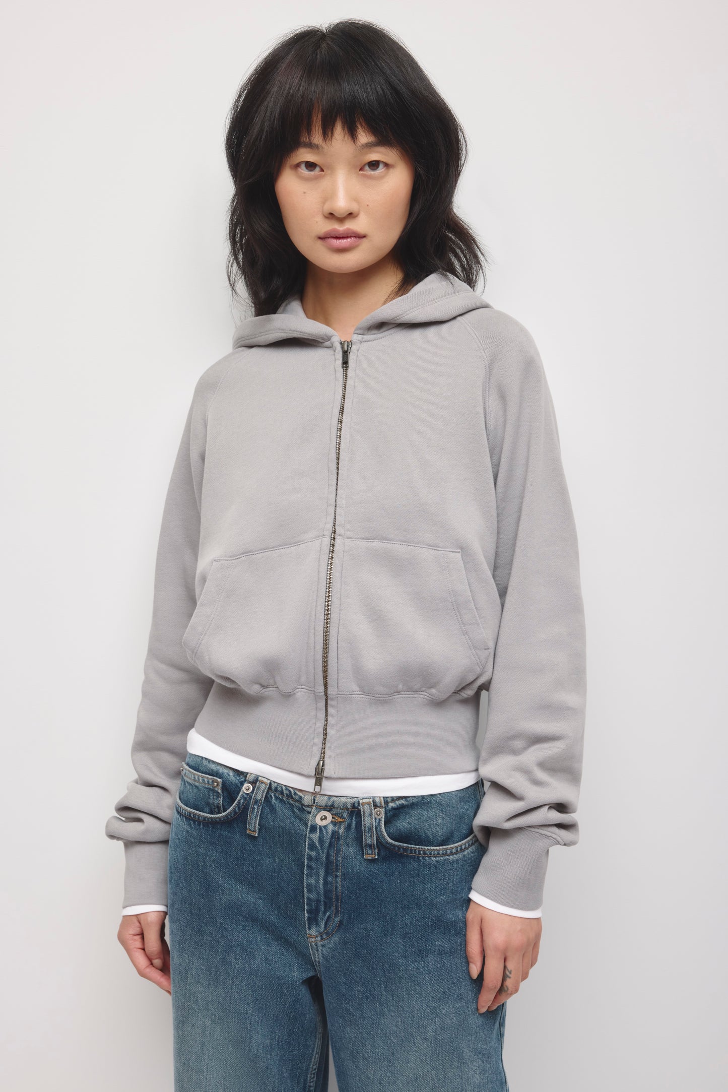 Women's Snug Full Zip Hoodie in Gypsum