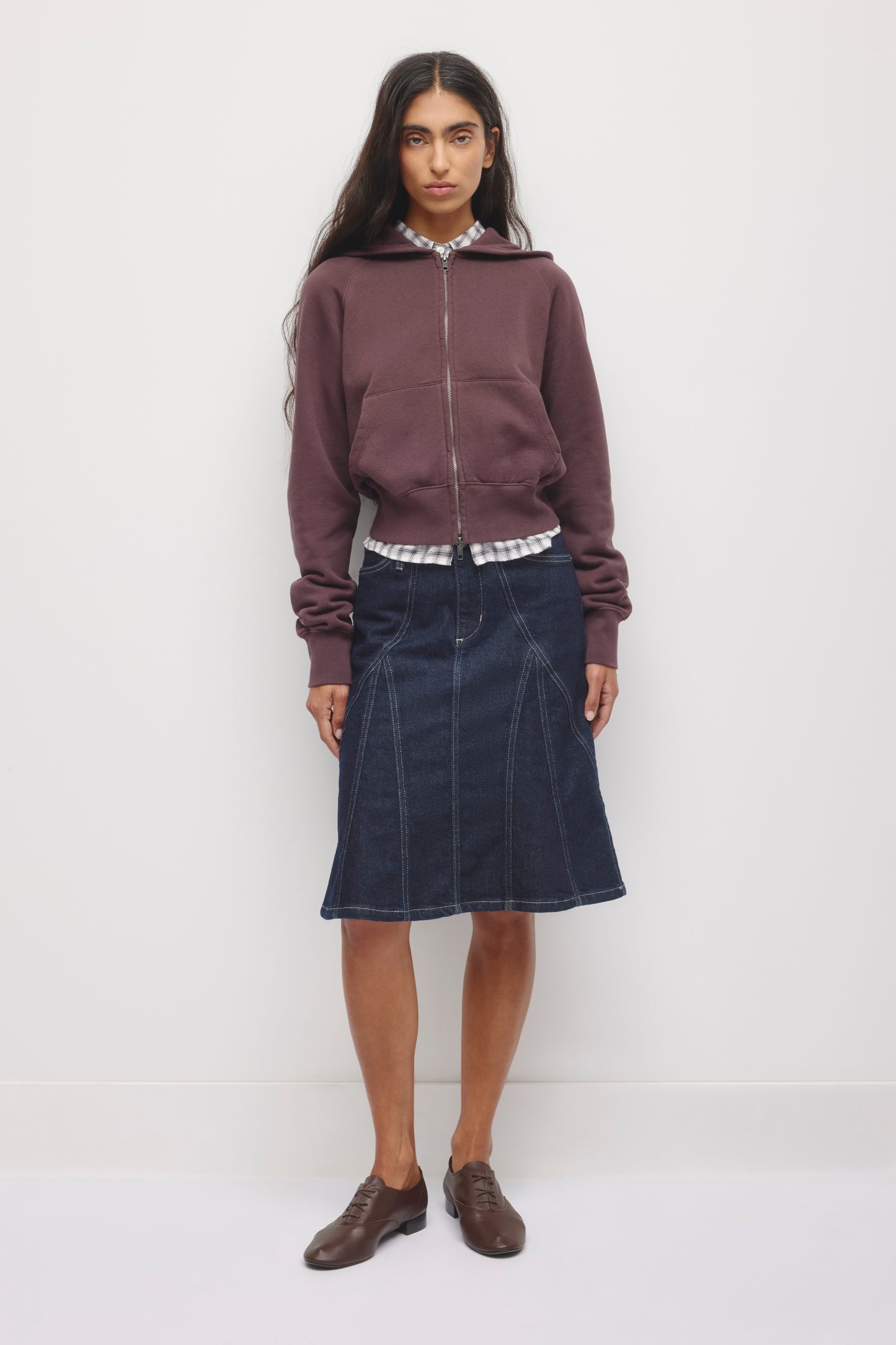 Women's Snug Full Zip Hoodie in Raisin