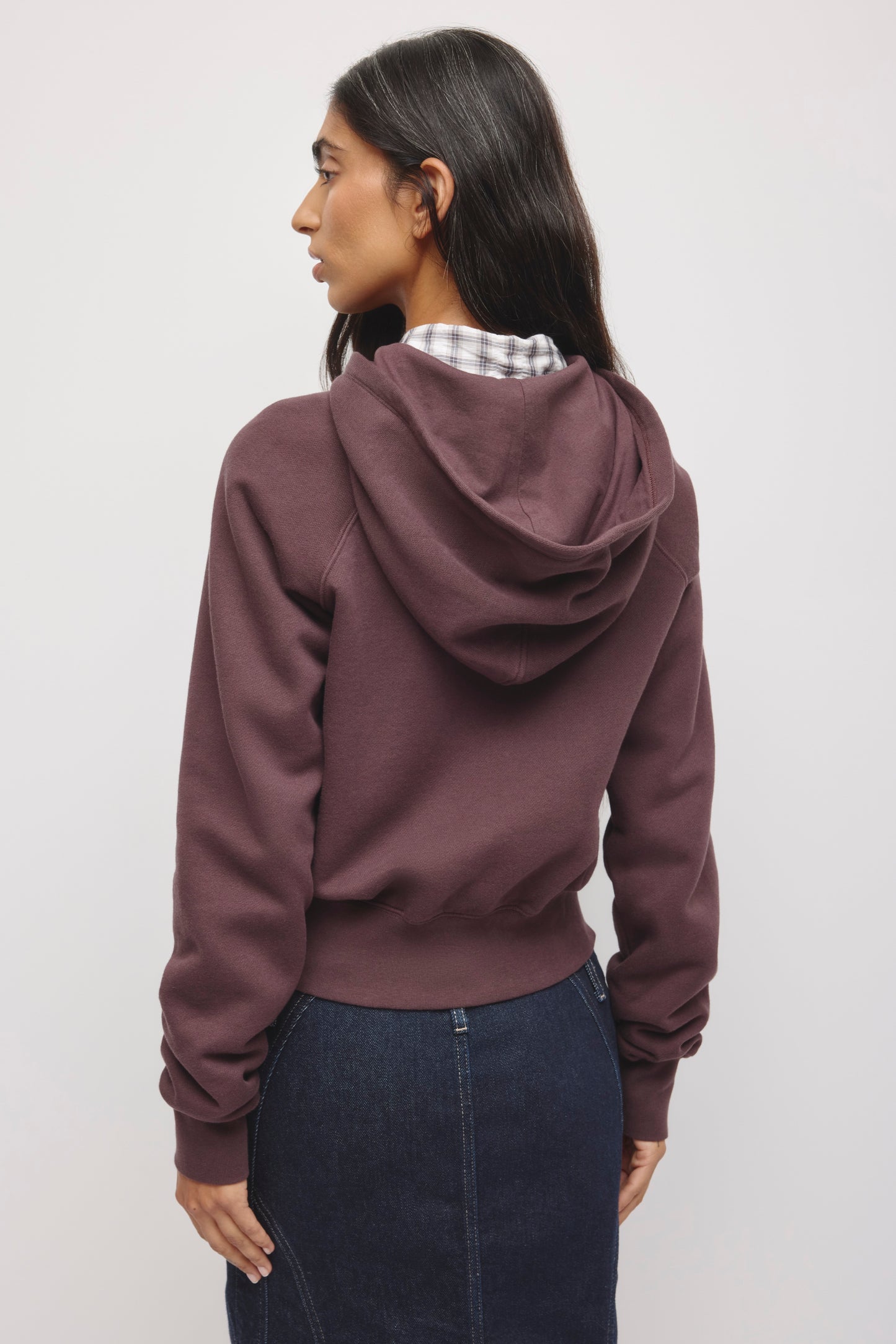 Women's Snug Full Zip Hoodie in Raisin
