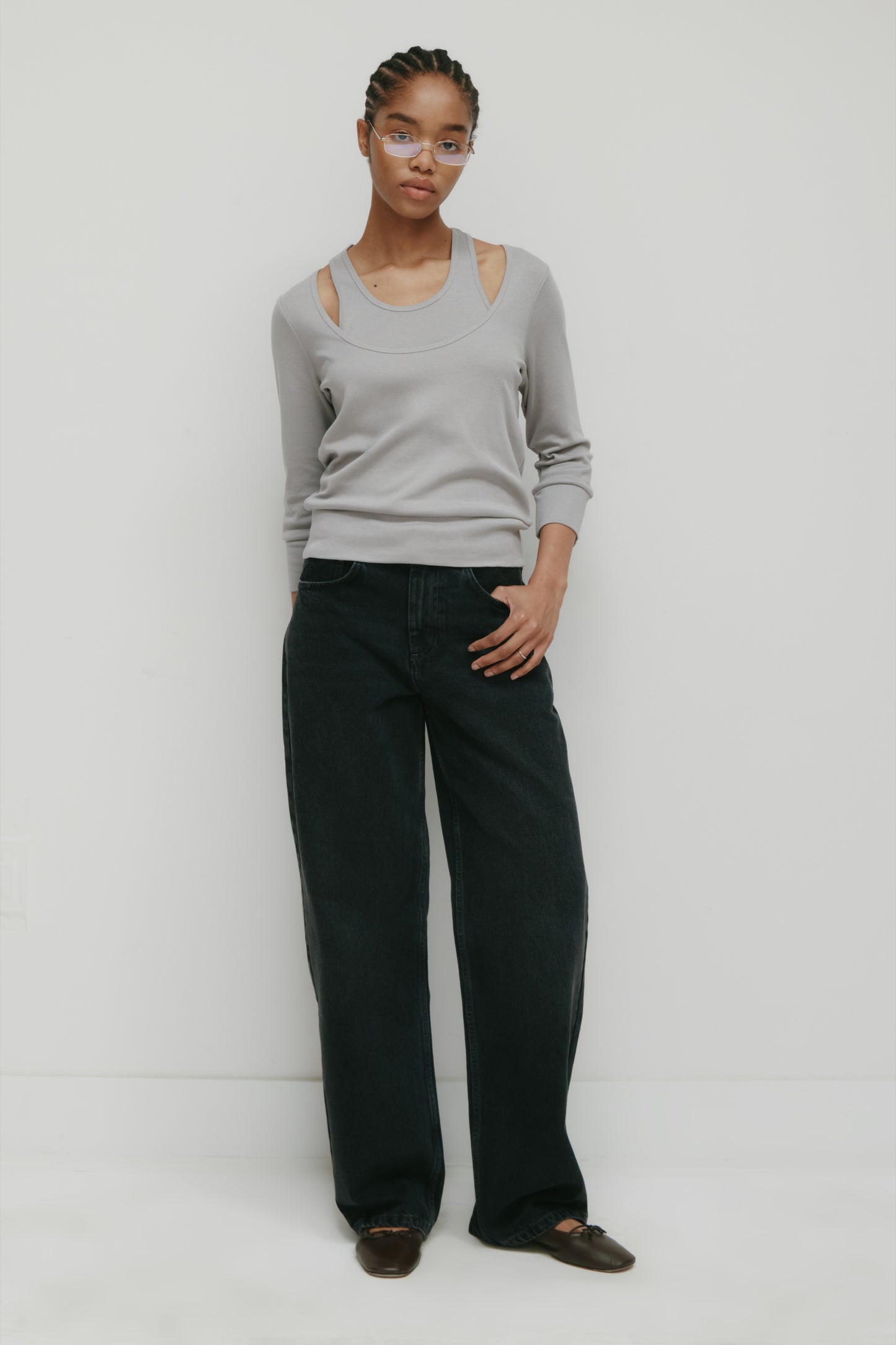 Women's Taba Denim in Vintage Grey
