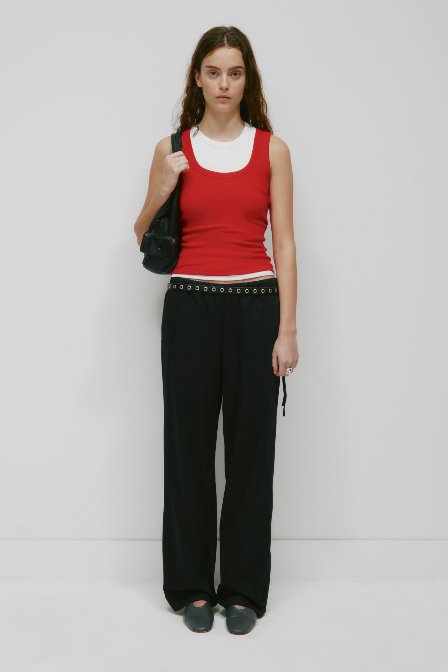 Women's Tara Poplin Pant in Black