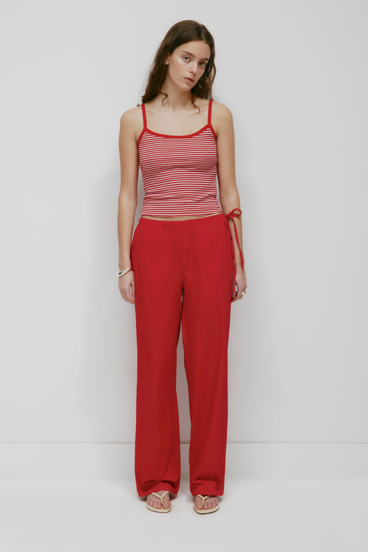 Women's Tara Poplin Pant in Salsa