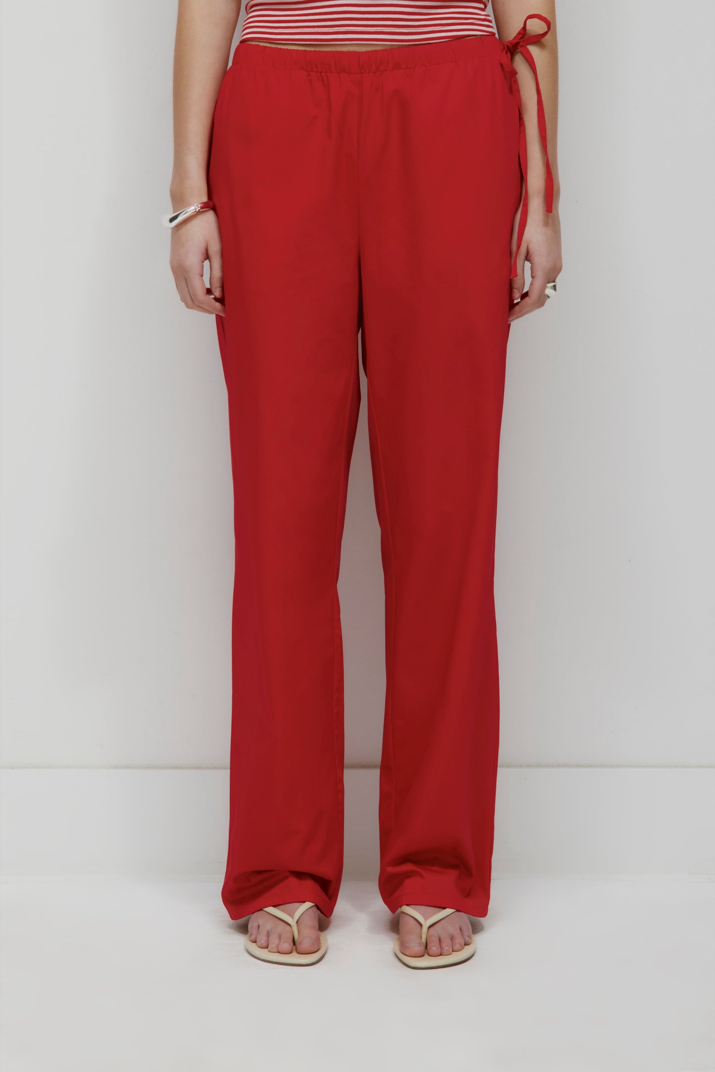 Women's Tara Poplin Pant in Salsa