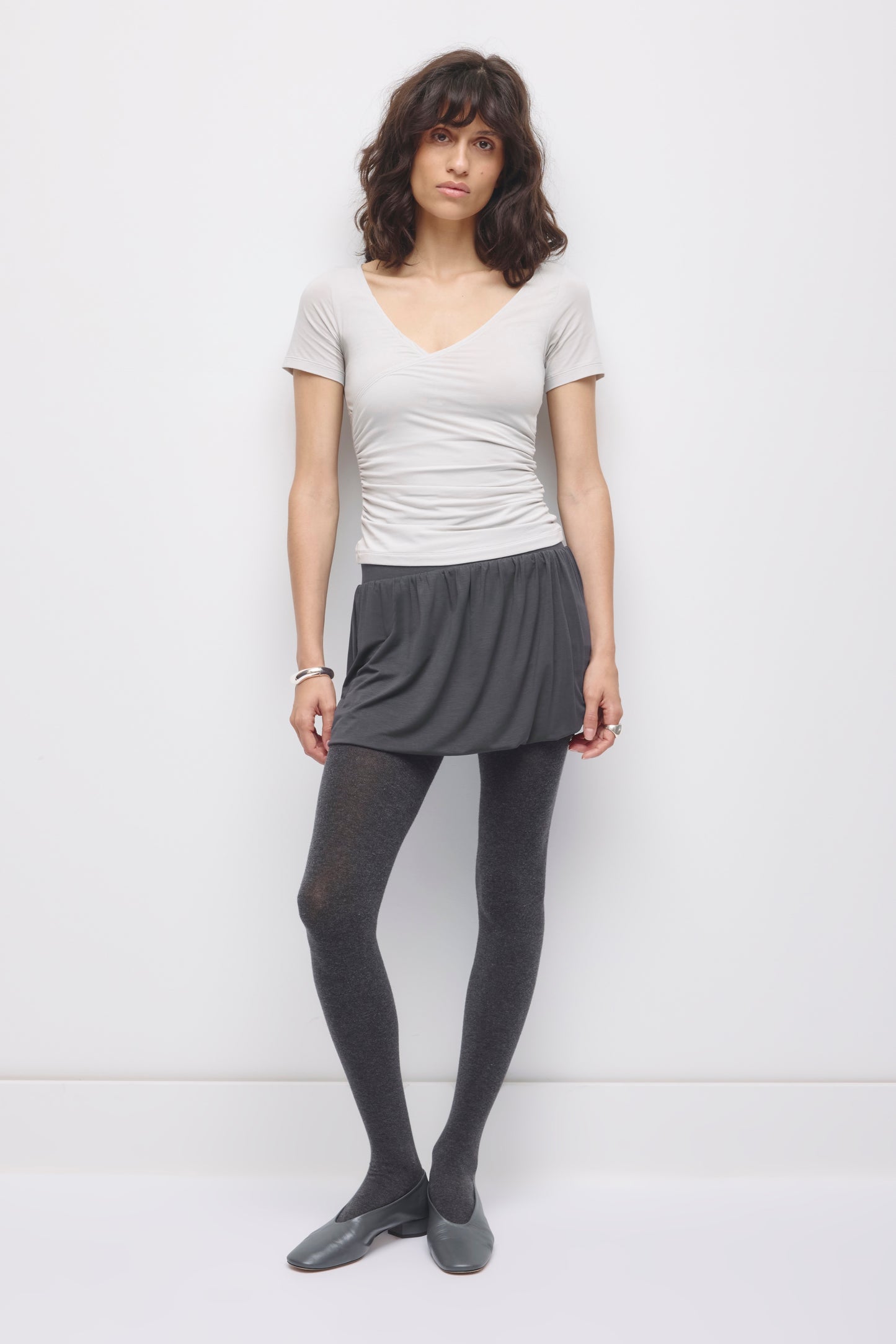 Women's Thana Wrap Top in Haze