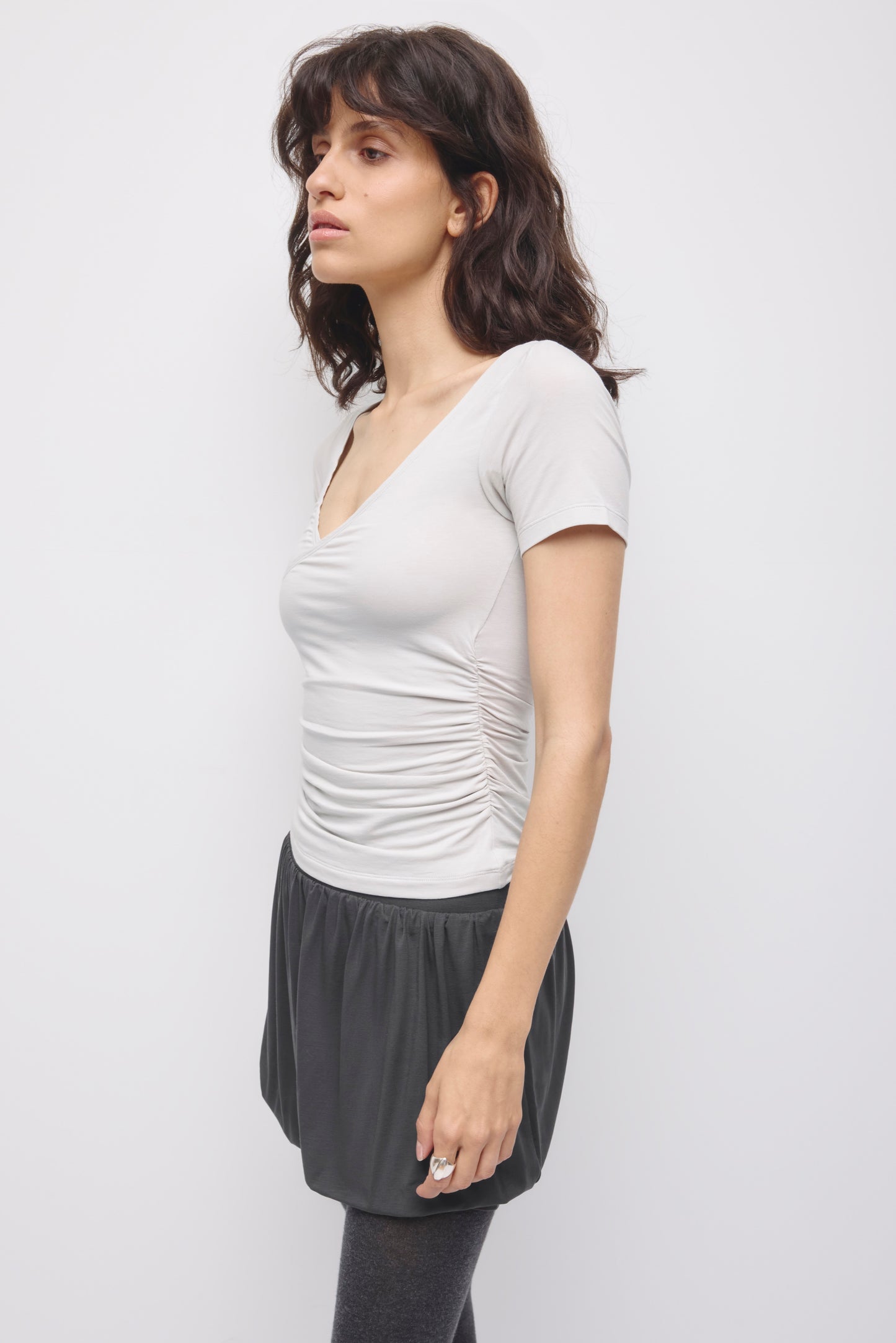 Women's Thana Wrap Top in Haze