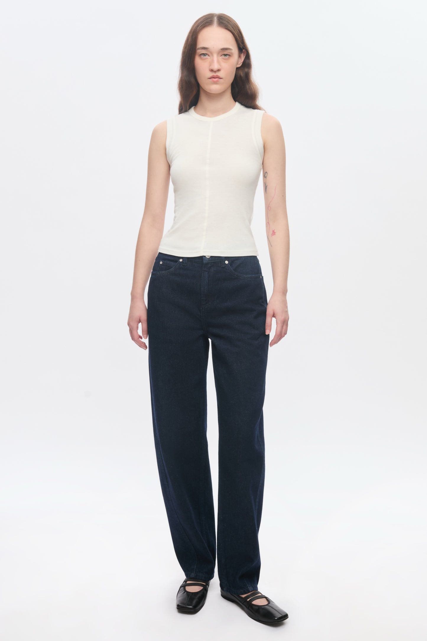 Women's Trace Tank in Marshmallow