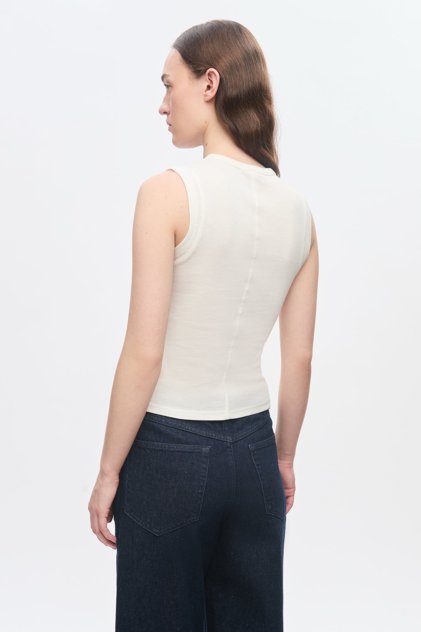 Women's Trace Tank in Marshmallow