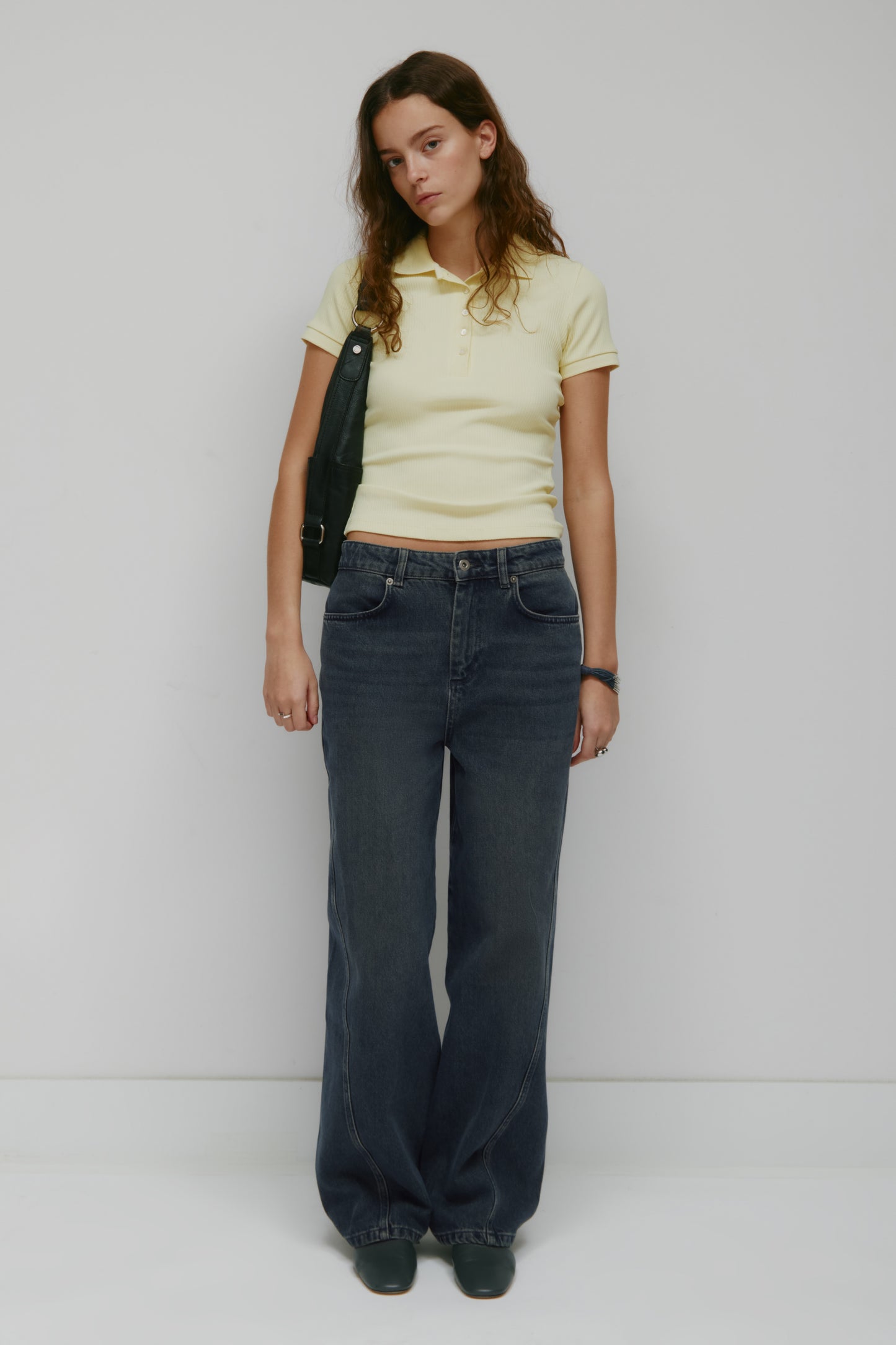 Women's Twisted Seam Denim in Storm Wash