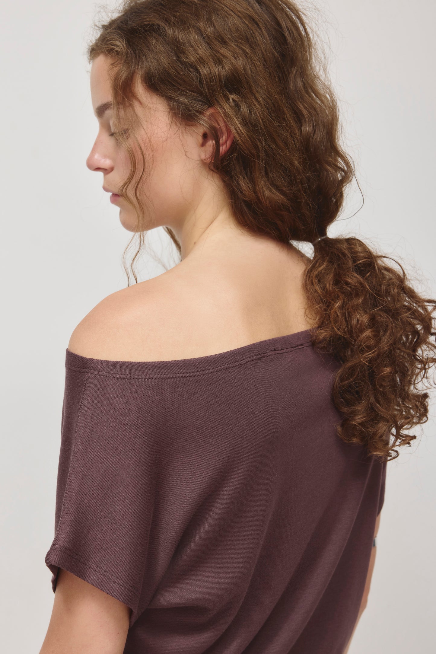 Women's Zahra Mini Dress in Chocolate Plum