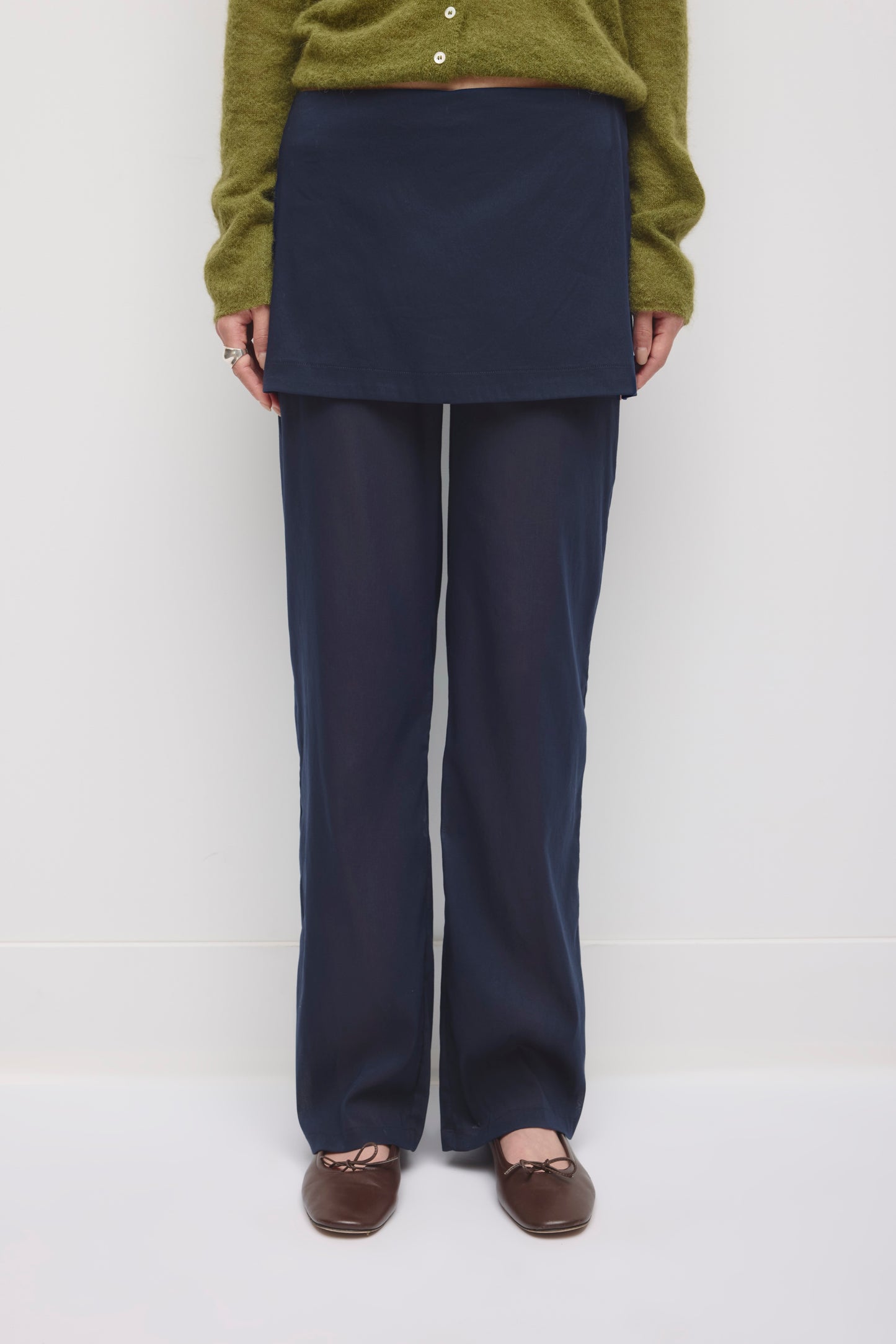 Women's Zaina Layered Pant in Deep Ocean