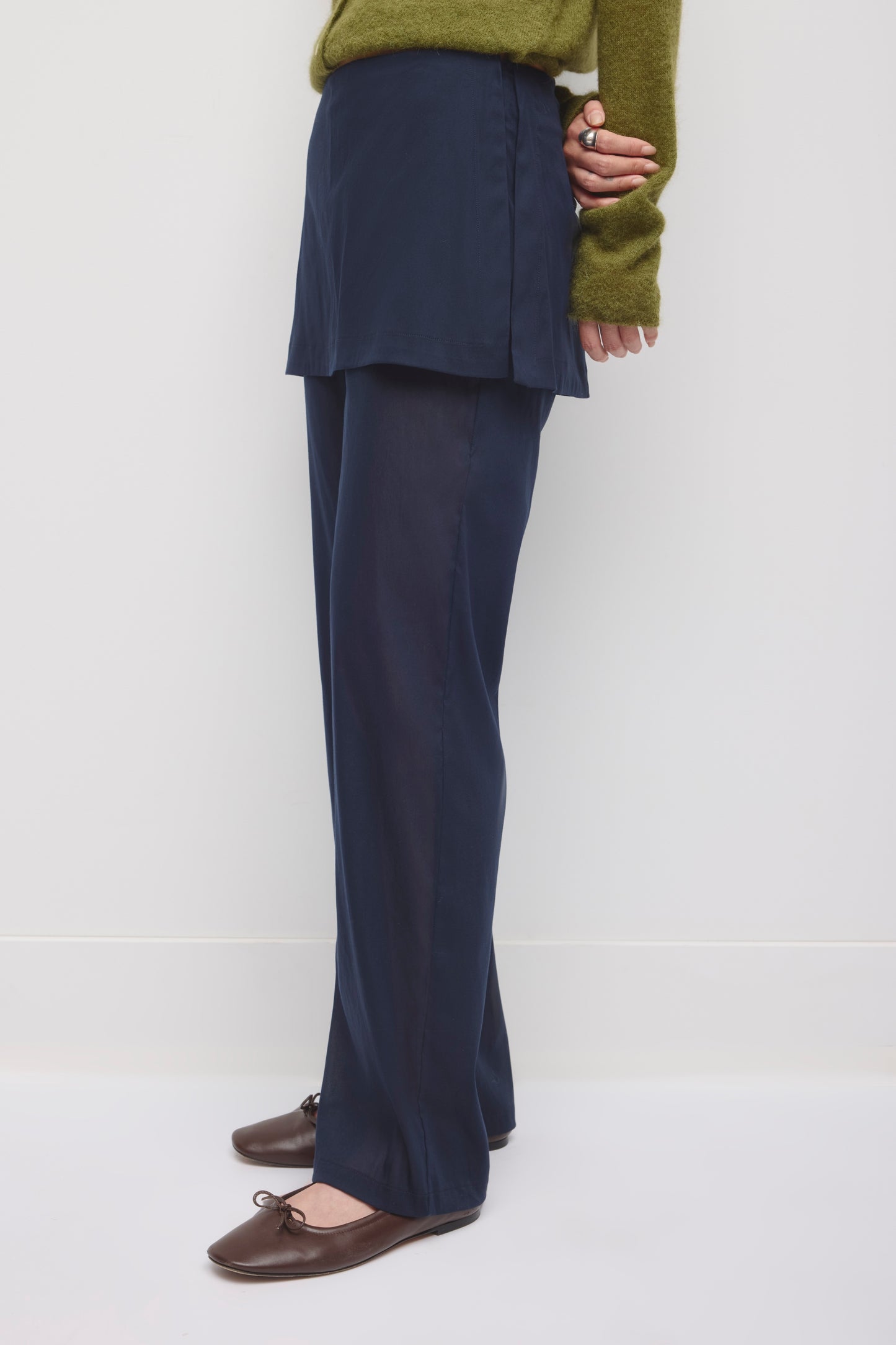 Women's Zaina Layered Pant in Deep Ocean