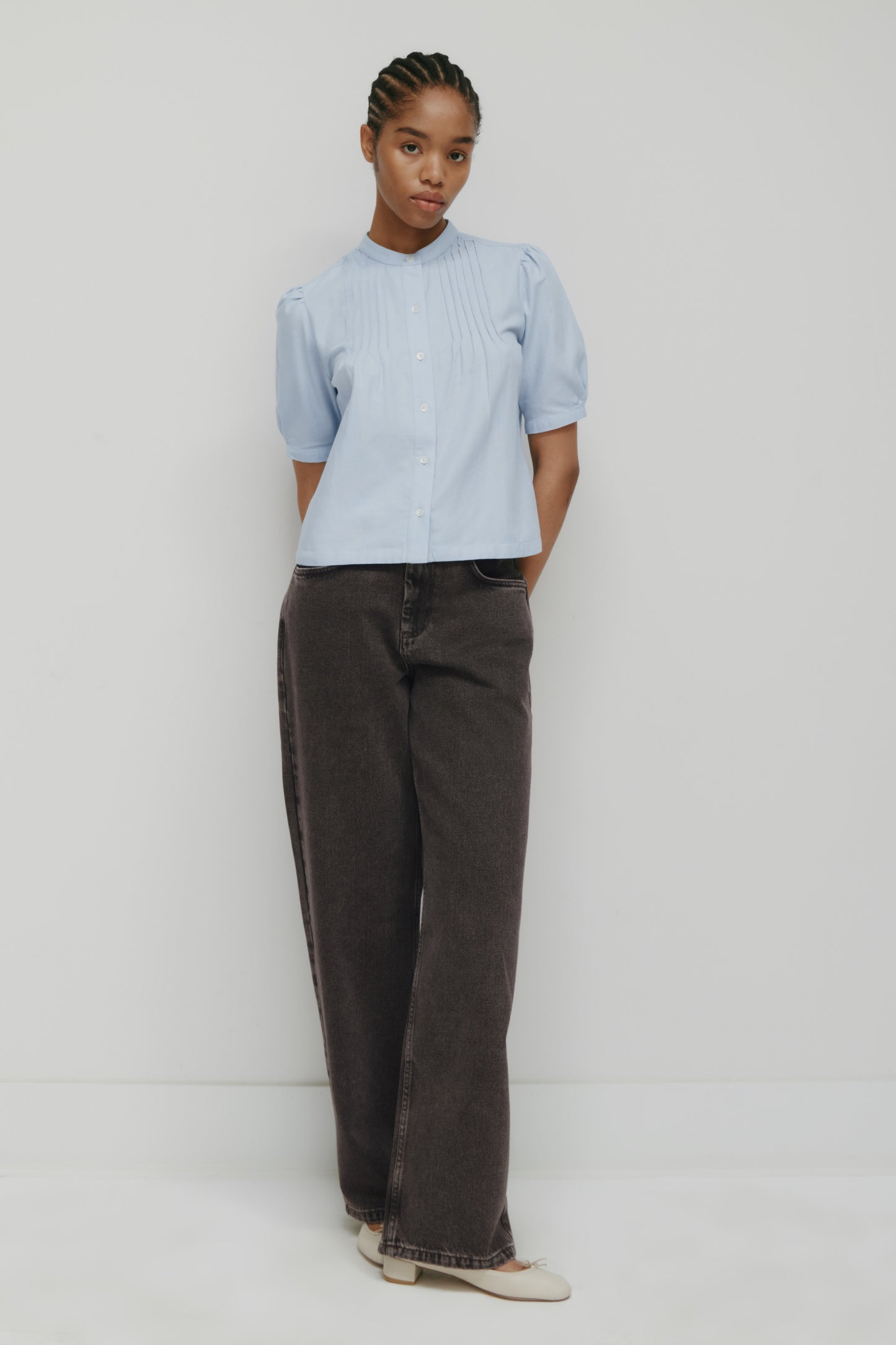 Women's Zayna Shirt in Blue Aura