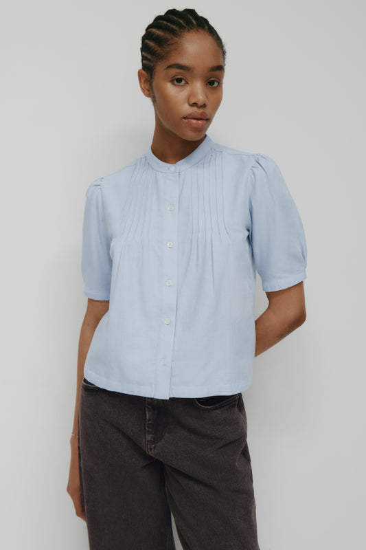 Women's Zayna Shirt in Blue Aura