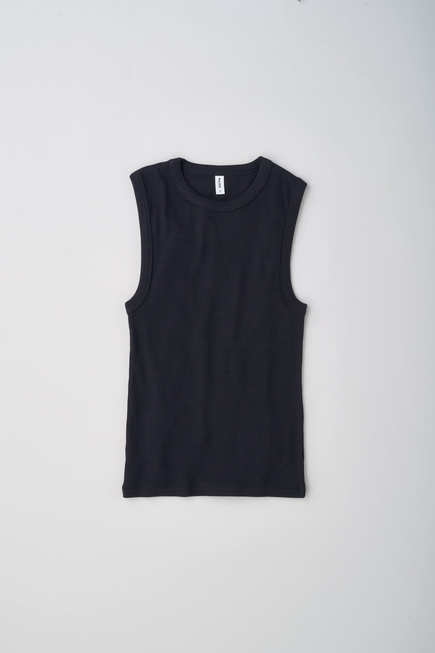 Women's Cut Off Tank in Black