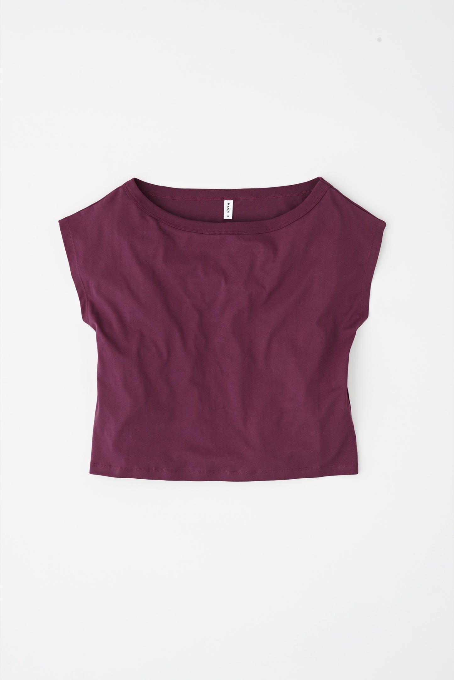 Women's Off Shoulder Tee in Fig