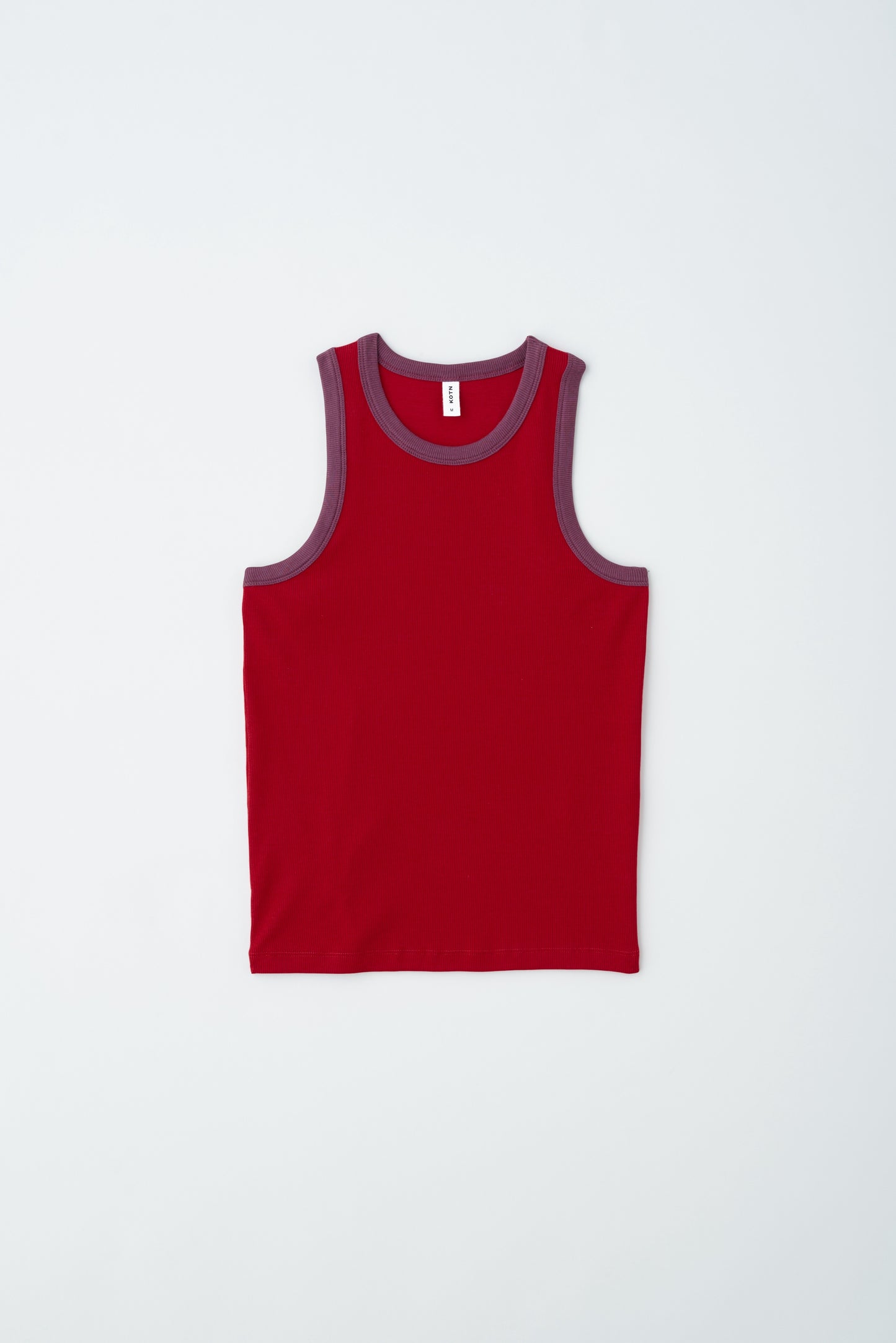 Women's Racer Tank in Jester Red/Plum