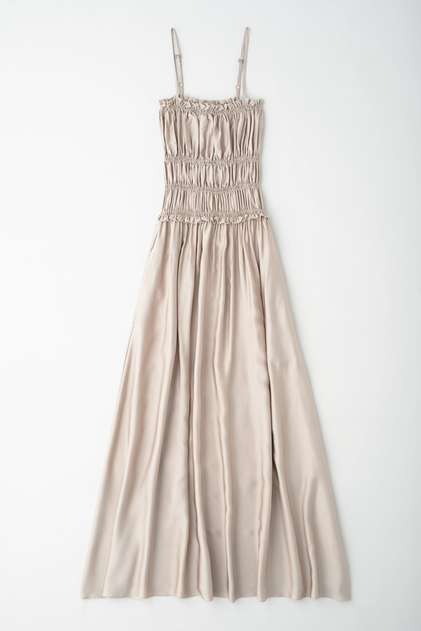 Women's Ruffle Dress in Fog