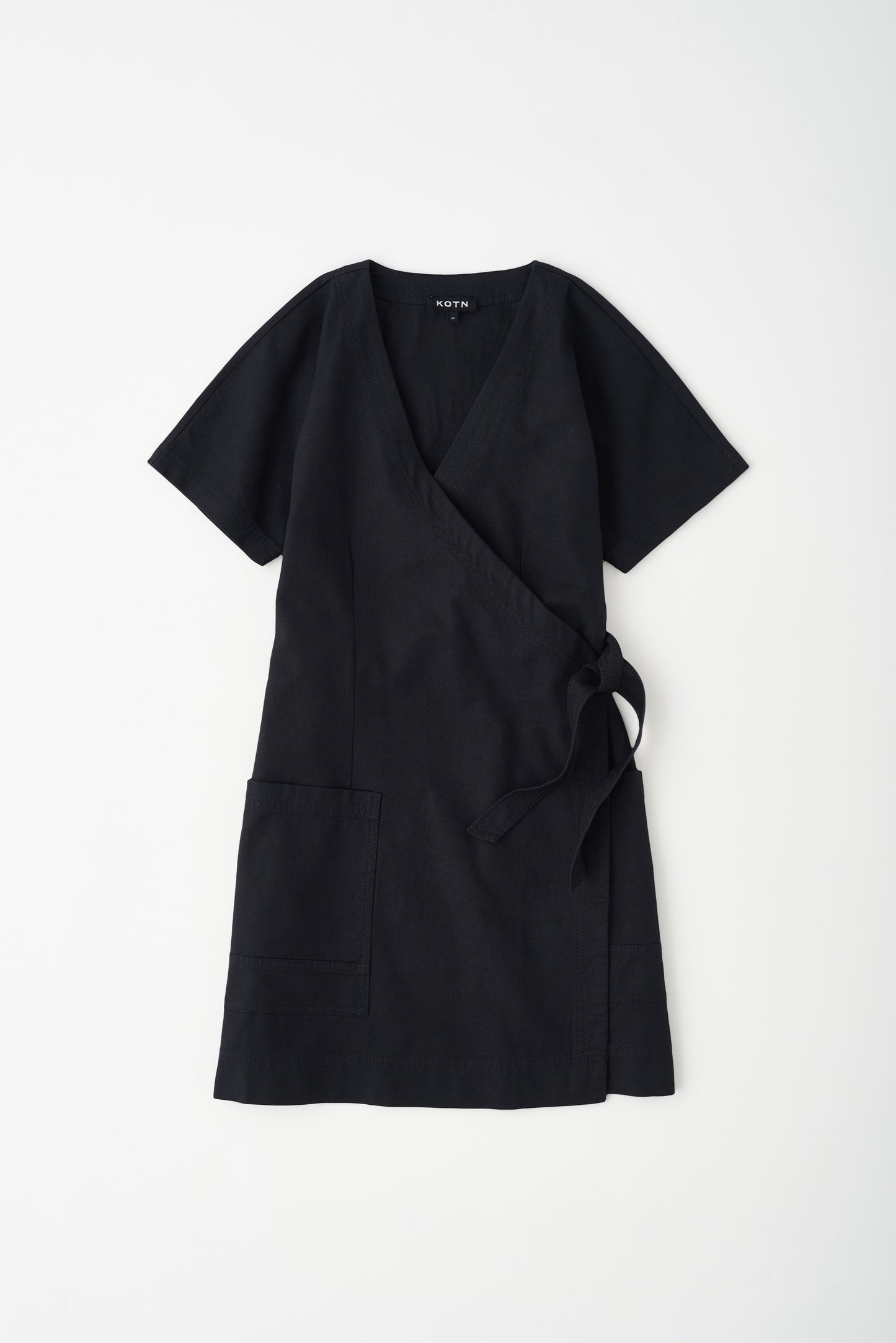 Women's Wrap Dress in Black