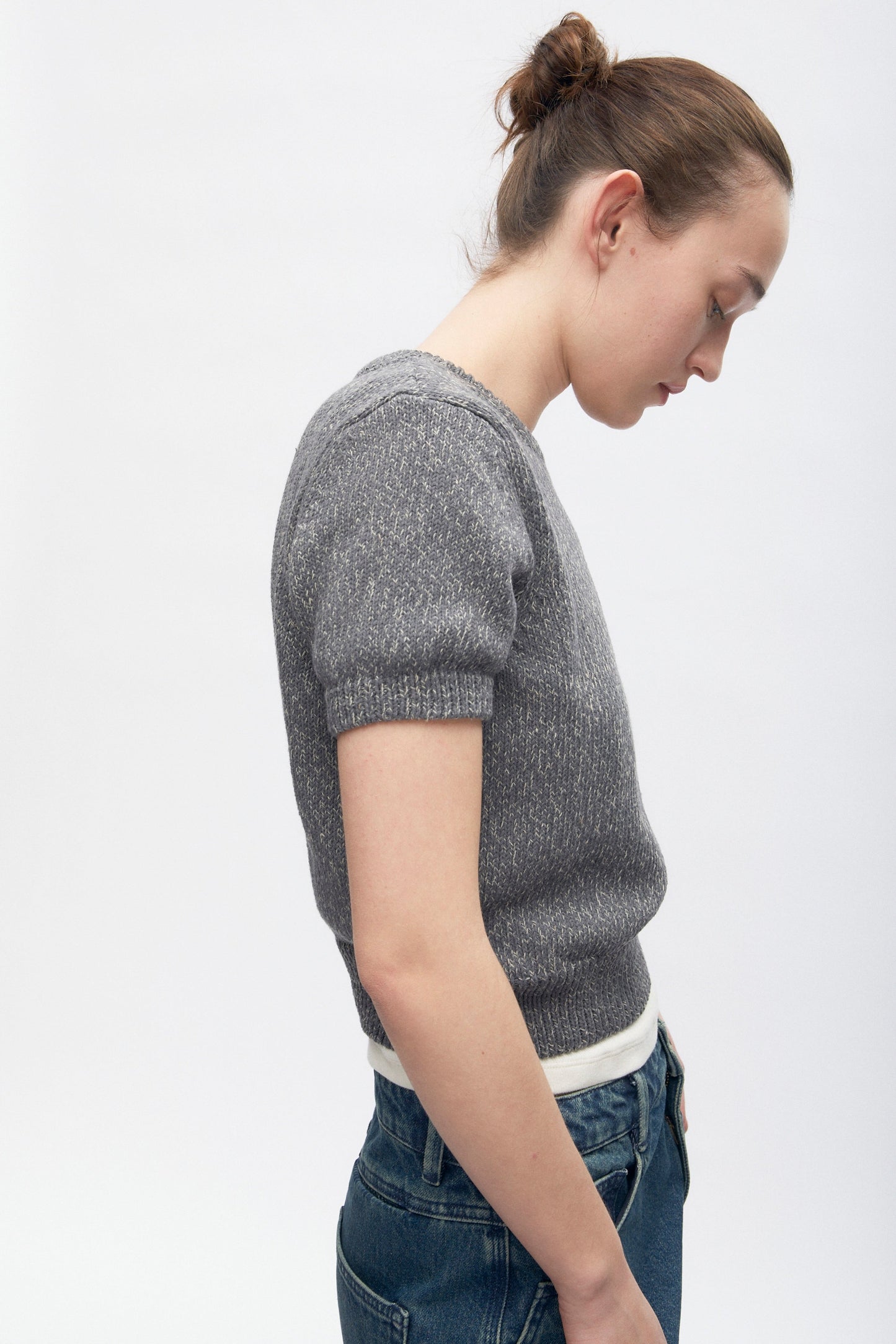 Women's Orman Knit Crew in Dark Dusk Mix