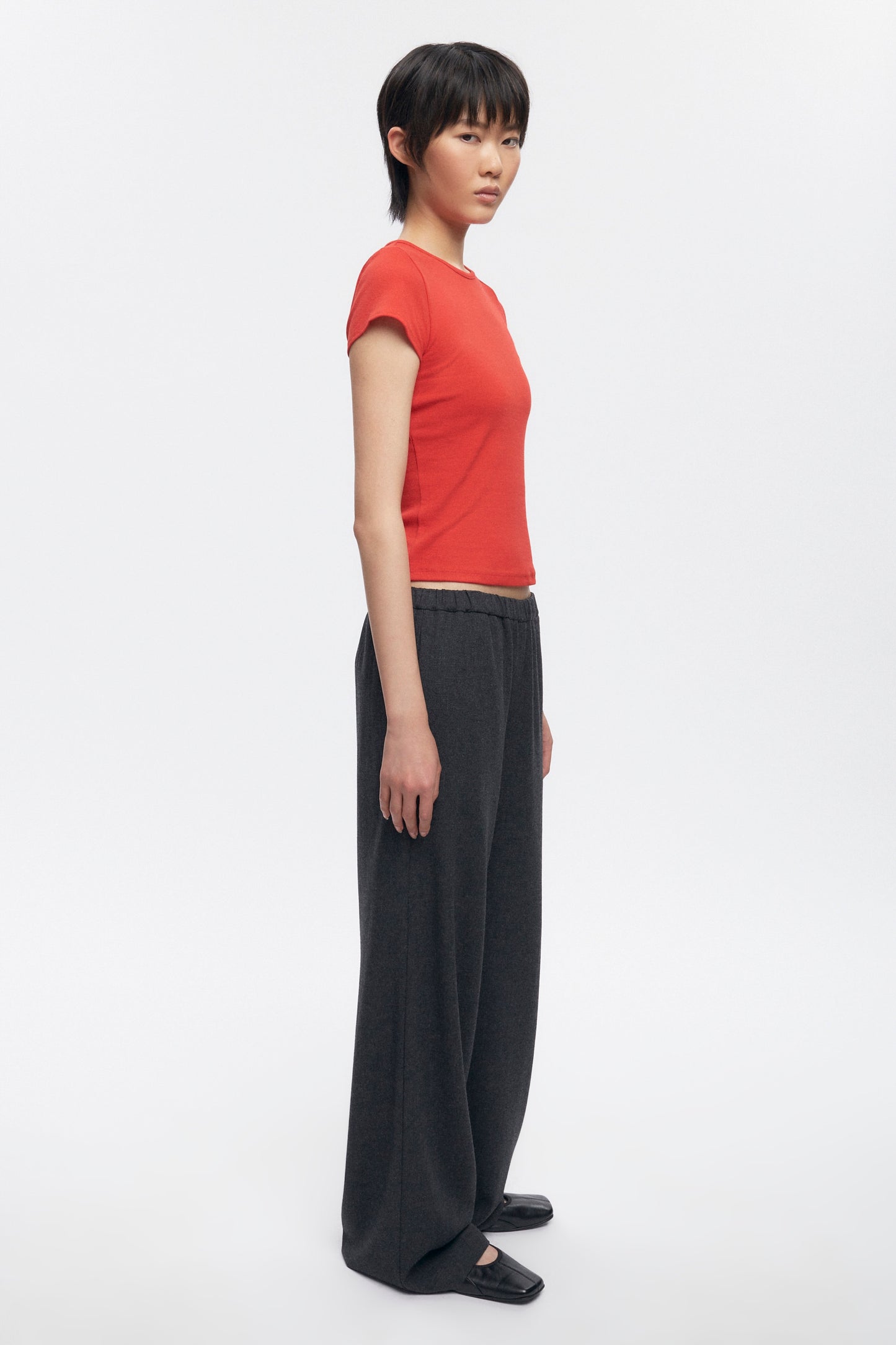 Women's 90's Tee in Fiery Red
