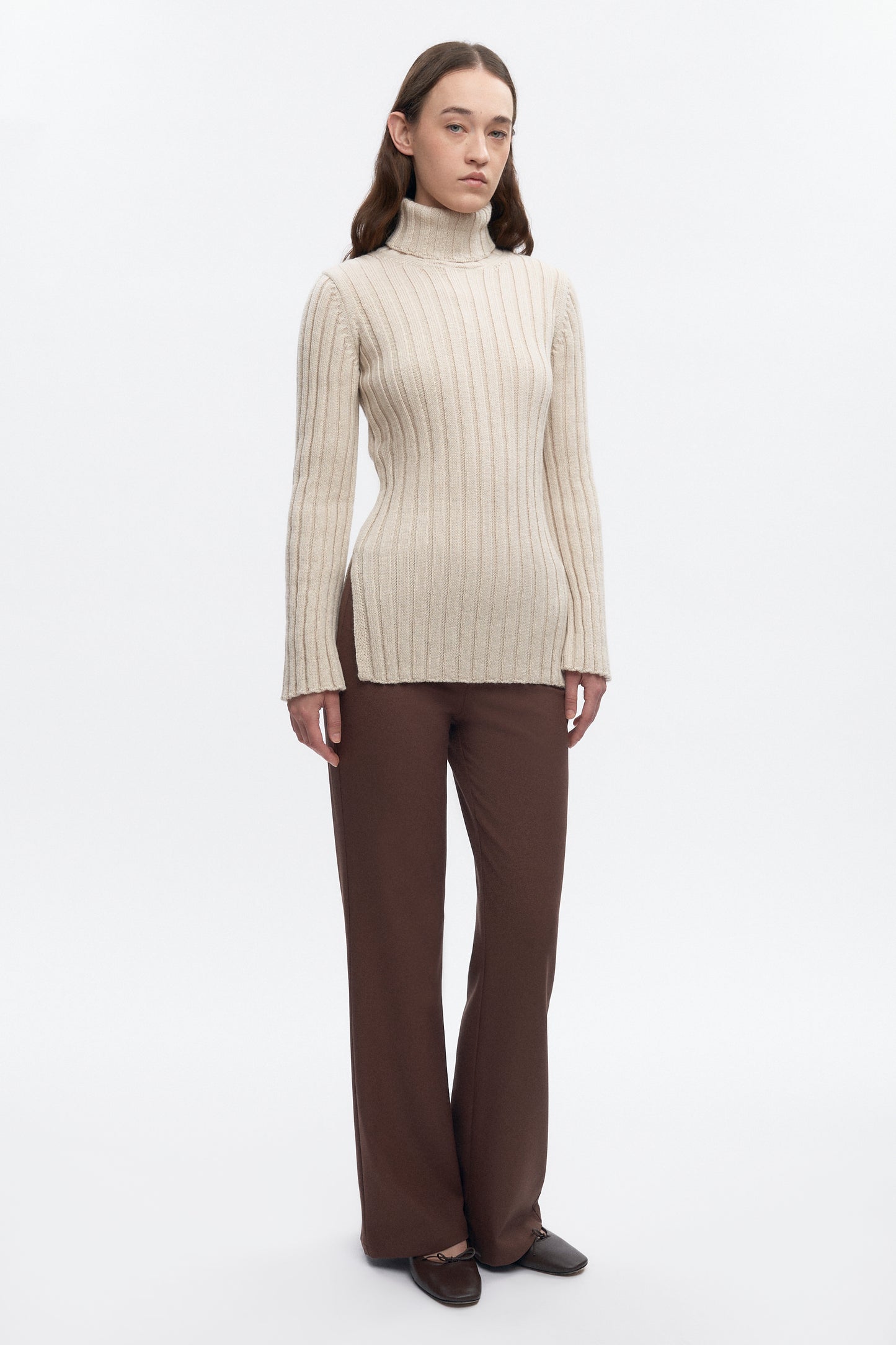 Women's 90's Turtleneck in Oat
